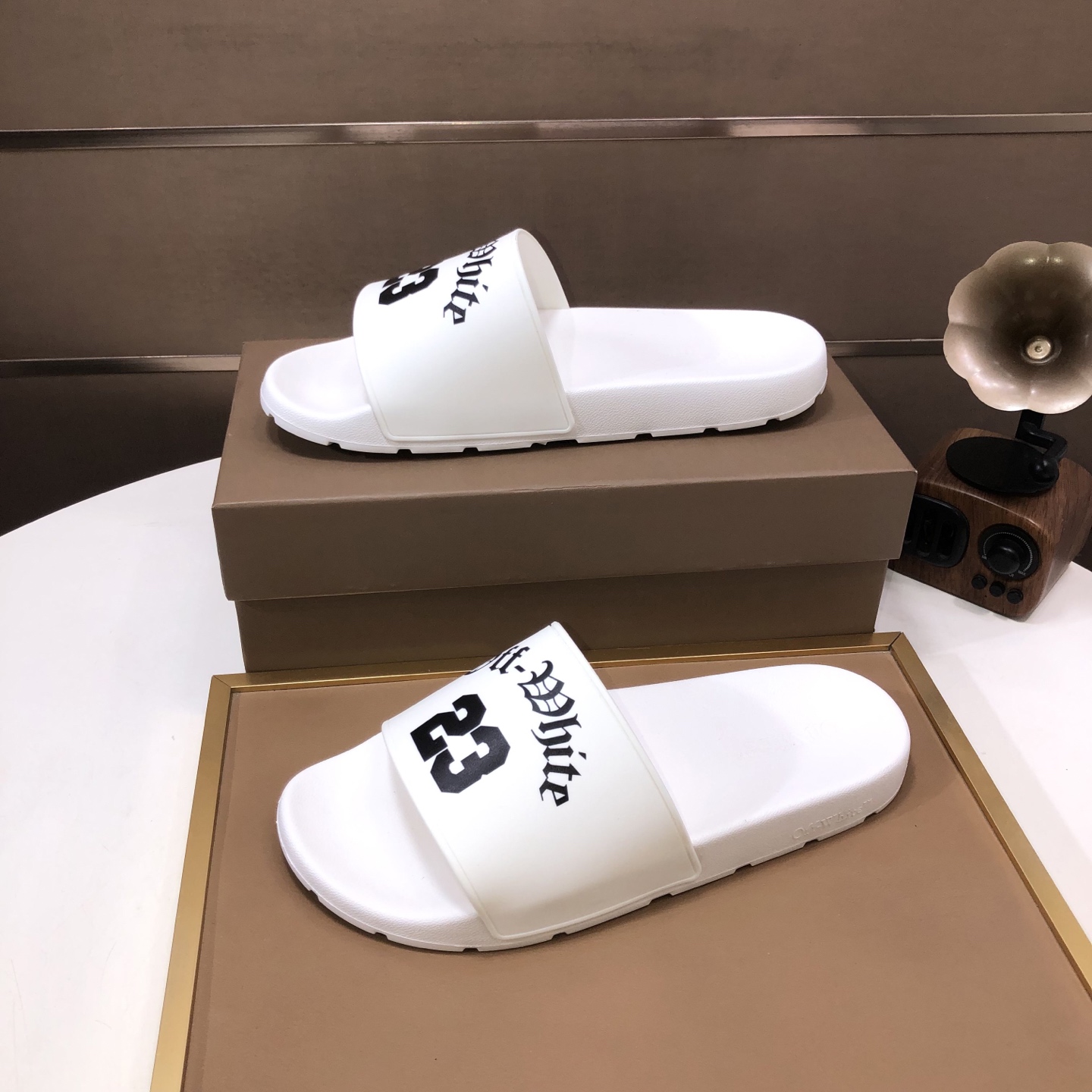 lote de fábrica [off-white] zapatillas originales una a una réplica despiadada bienes de alta calida