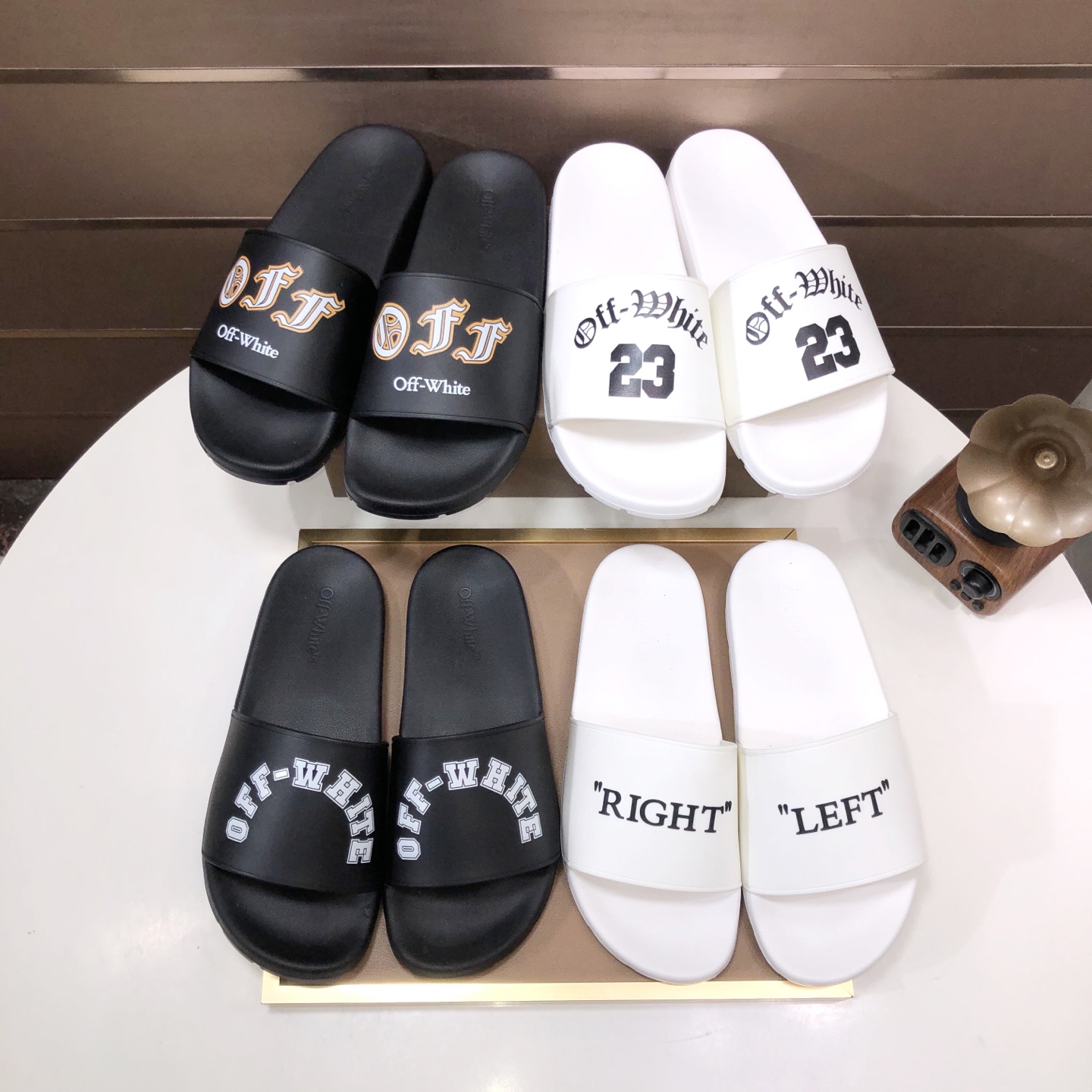 lote de fábrica [off-white] zapatillas originales una a una réplica despiadada bienes de alta calida