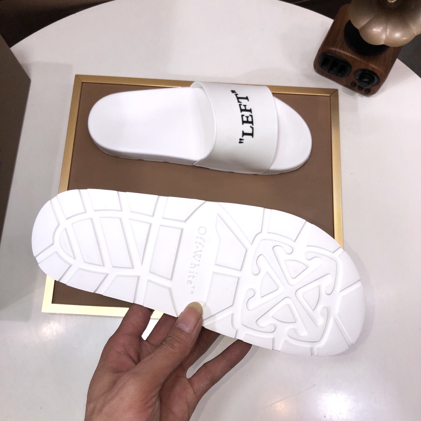 lote de fábrica [off-white] zapatillas originales una a una réplica despiadada bienes de alta calida