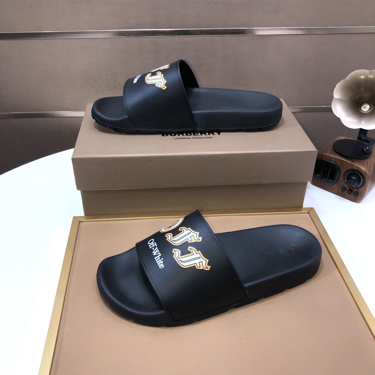 lote de fábrica [off-white] zapatillas originales una a una réplica despiadada bienes de alta calida