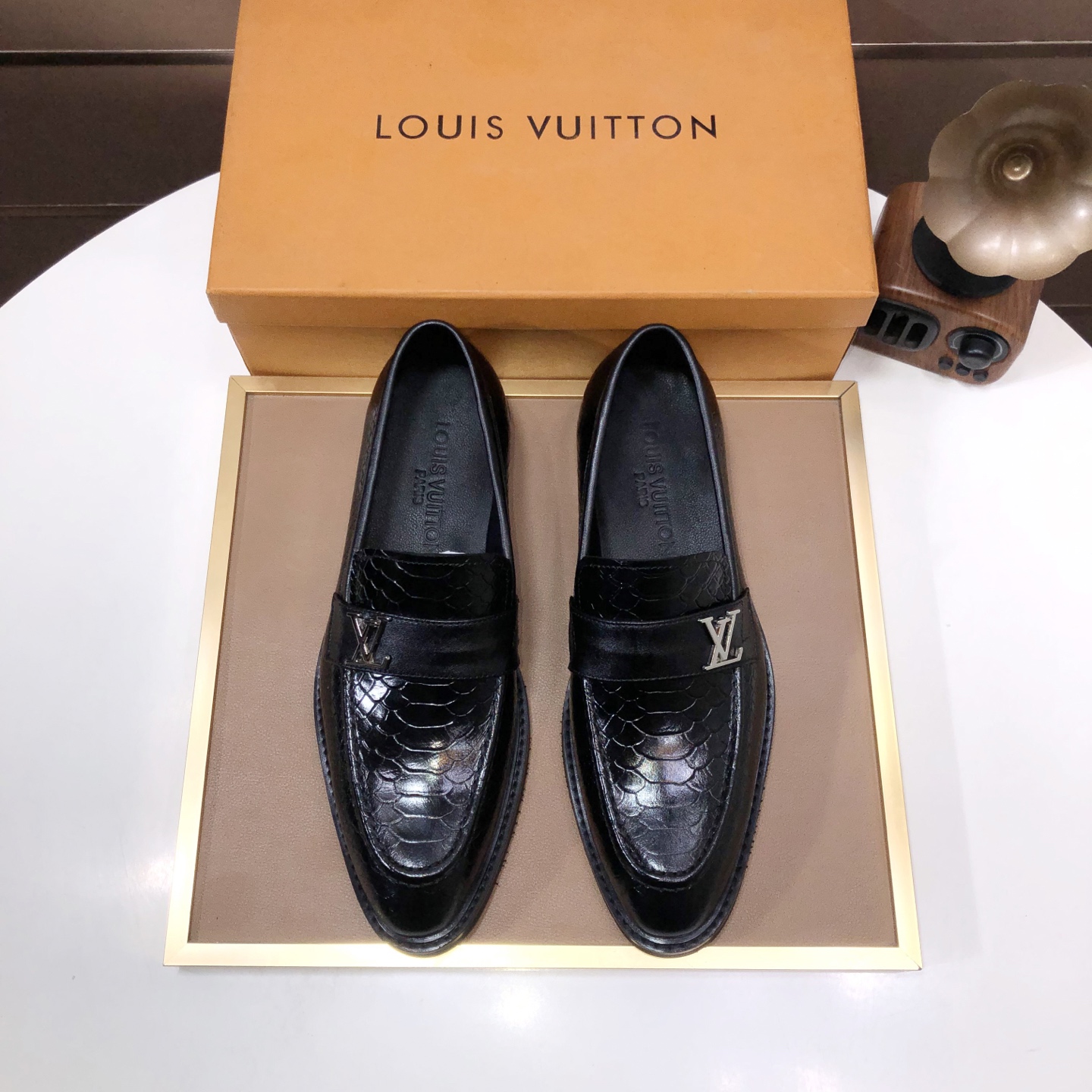 Louis Vuitton Men's Formal Loafers - Luxurious Style, Premium Leather 1 Louis Vuitton Men's Formal Loafers - Luxurious Style, Premium Leather