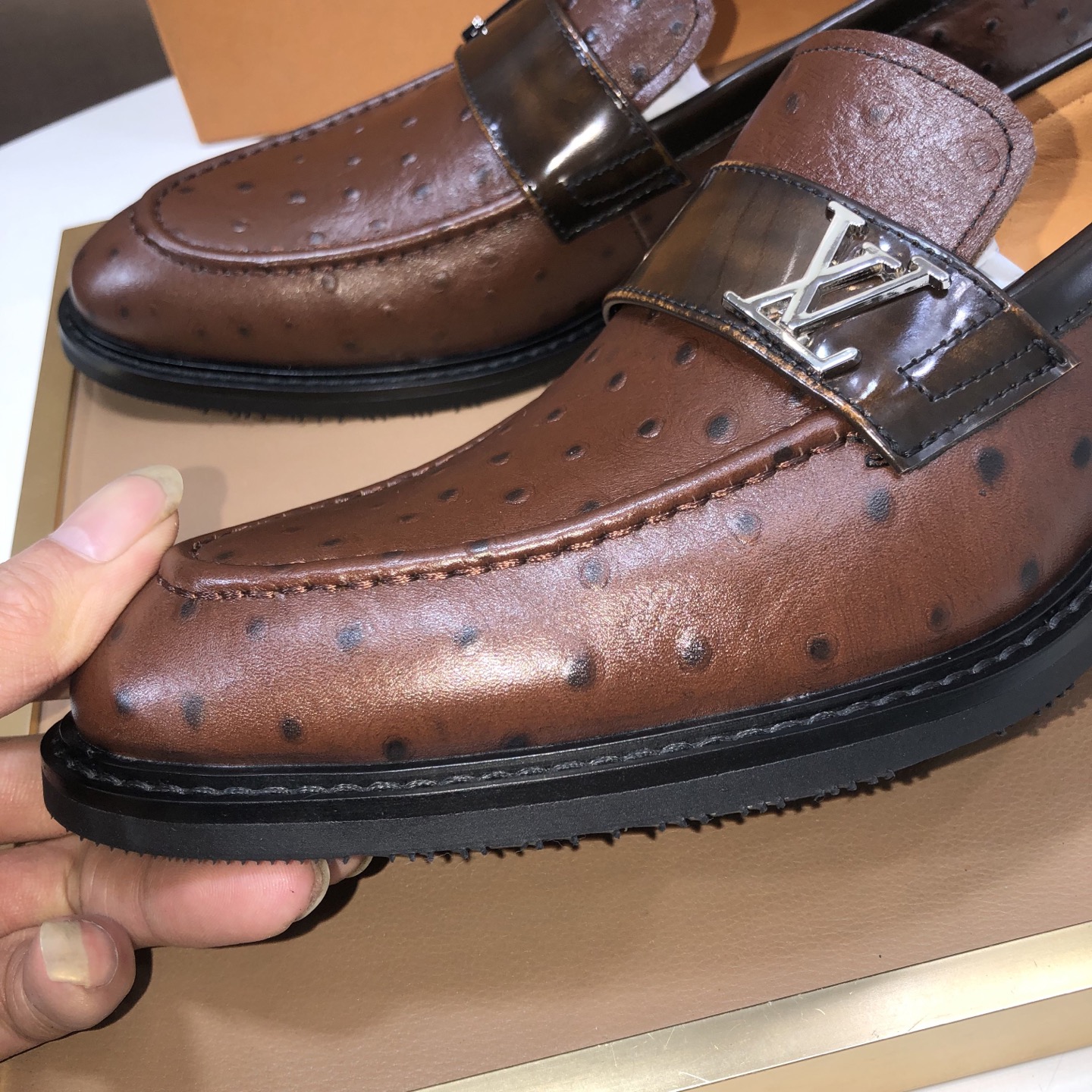 Louis Vuitton Men's Dress Shoes - Premium Leather, Luxurious Style 9 i1745430078816 6482 0 7