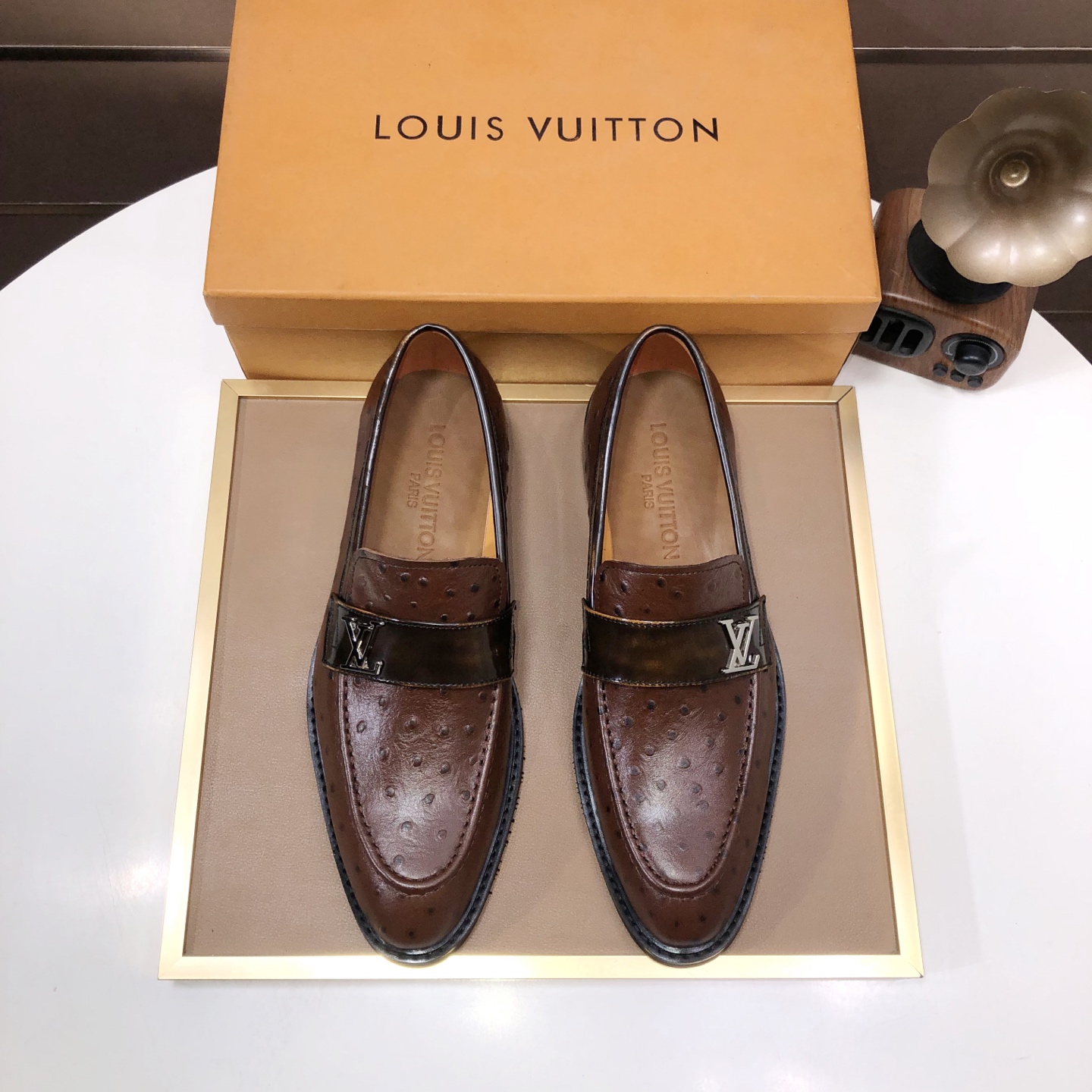 Louis Vuitton Men's Dress Shoes - Premium Leather, Luxurious Style 1 Louis Vuitton Men's Dress Shoes - Premium Leather, Luxurious Style
