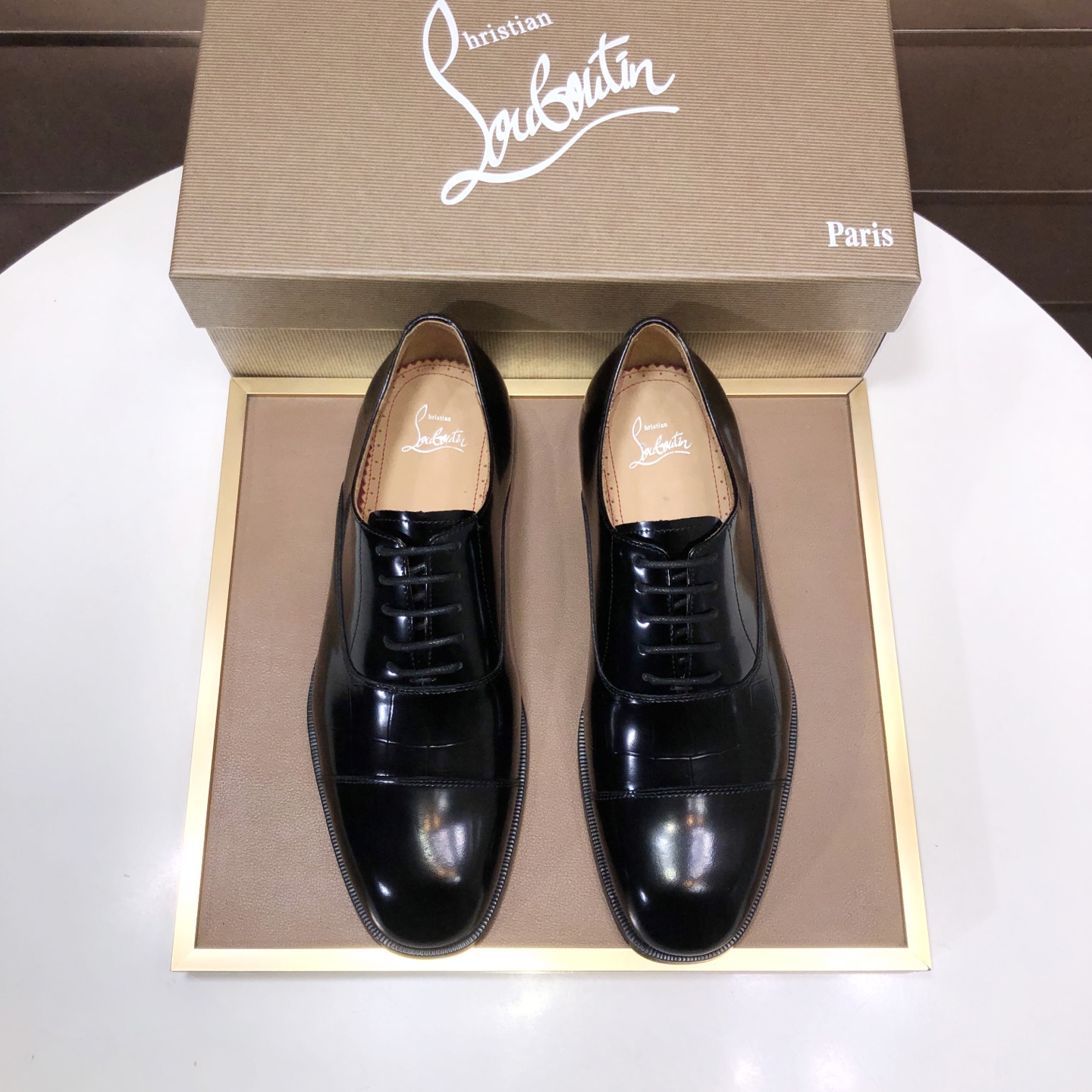 Christian Louboutin（cl男） Style Leather Men's Shoes Lookbook Reference image 1