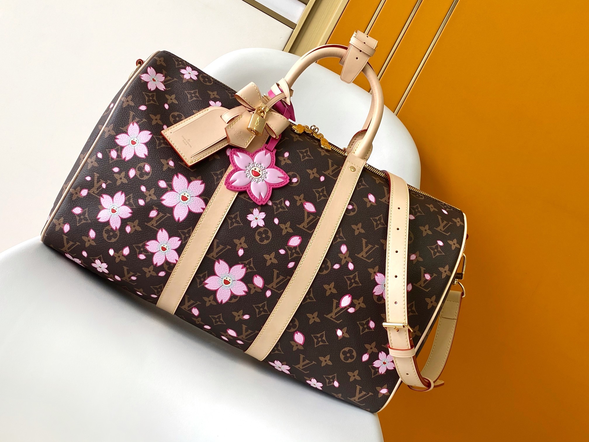 M13752 163C变码芯片 本款 Keepall Bandoulière 45 旅行袋取材经典 M