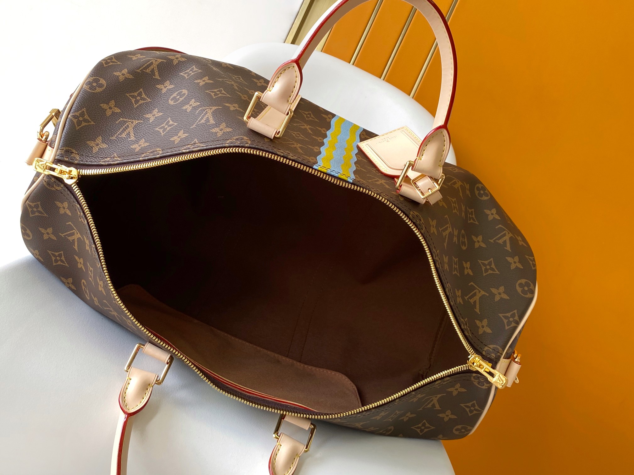 Louis Vuitton Keepall Bandoulière 50 Monogram Canvas Travel Bag 10 a1750874120752 1587