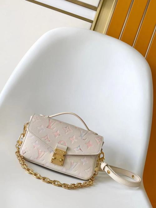 Louis Vuitton Pochette Métis East West Bag Monogram Gradient Leather 1 Louis Vuitton Pochette Métis East West Bag Monogram Gradient Leather