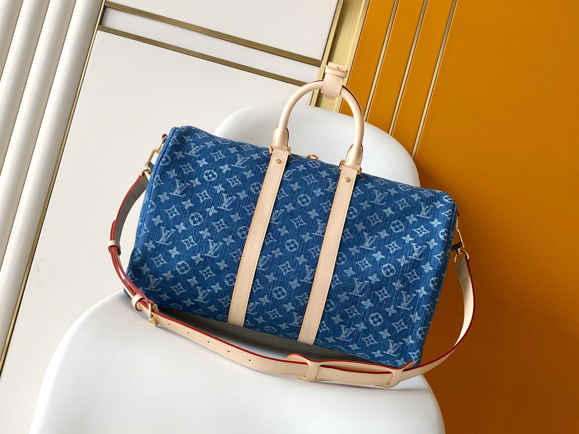 Louis Vuitton M27943蓝色牛仔 163c01动态芯片本款