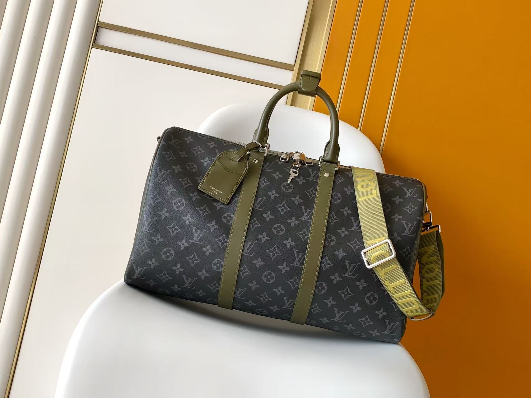 Keepall Bandoulière 50 Monogram Eclipse travel duf