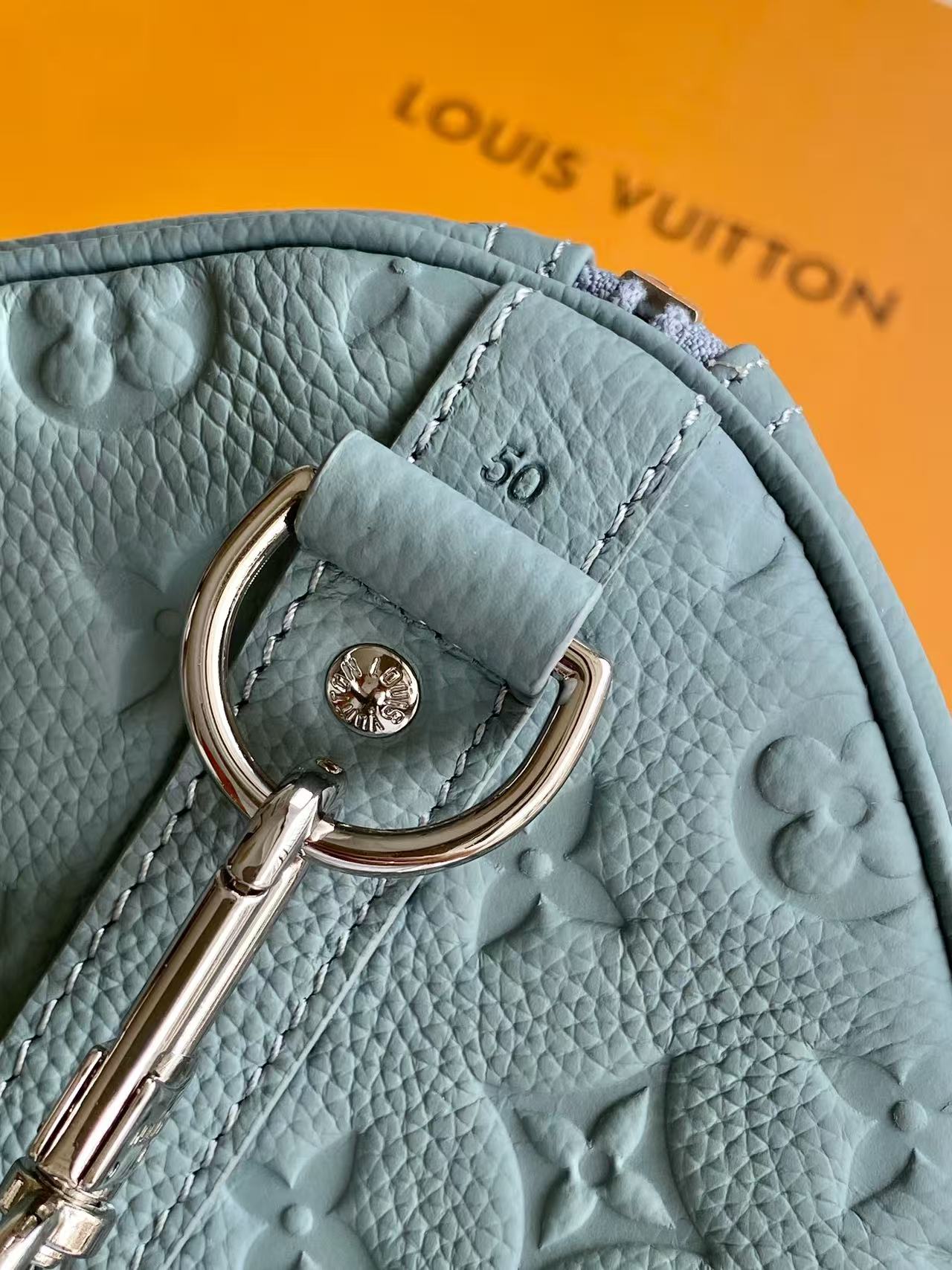 LV Embossed Monogram Light Keepall Bag