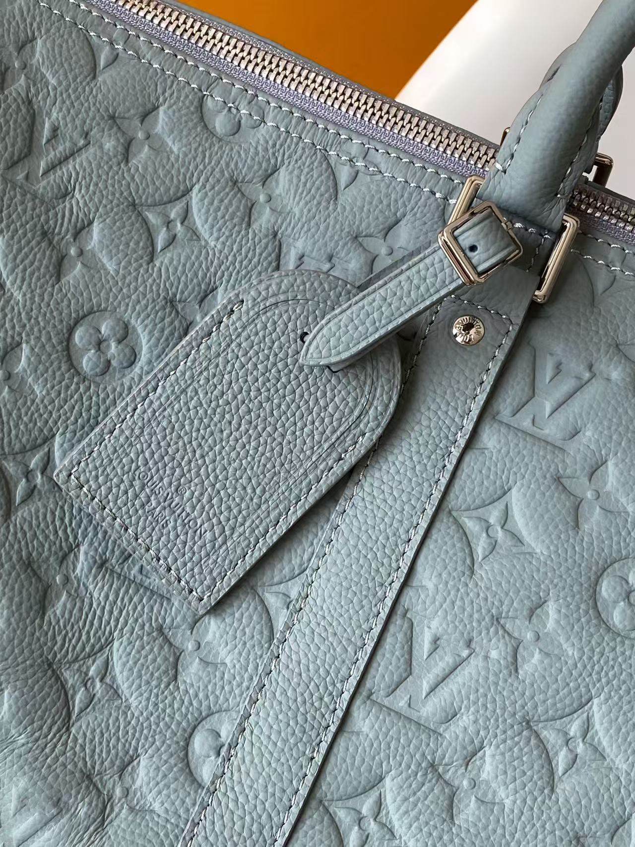 LV Embossed Monogram Light Keepall Bag