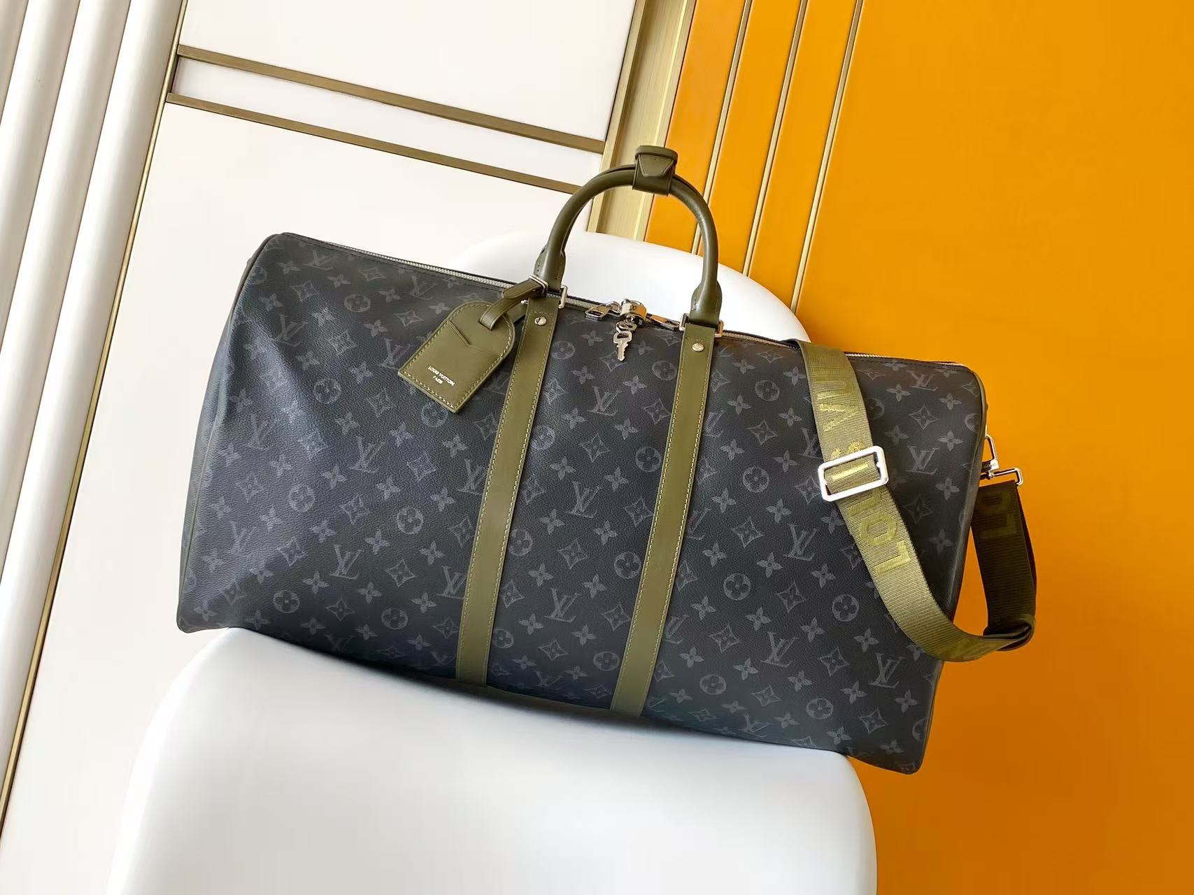 Keepall Bandoulière 55 Monogram Eclipse travel duf