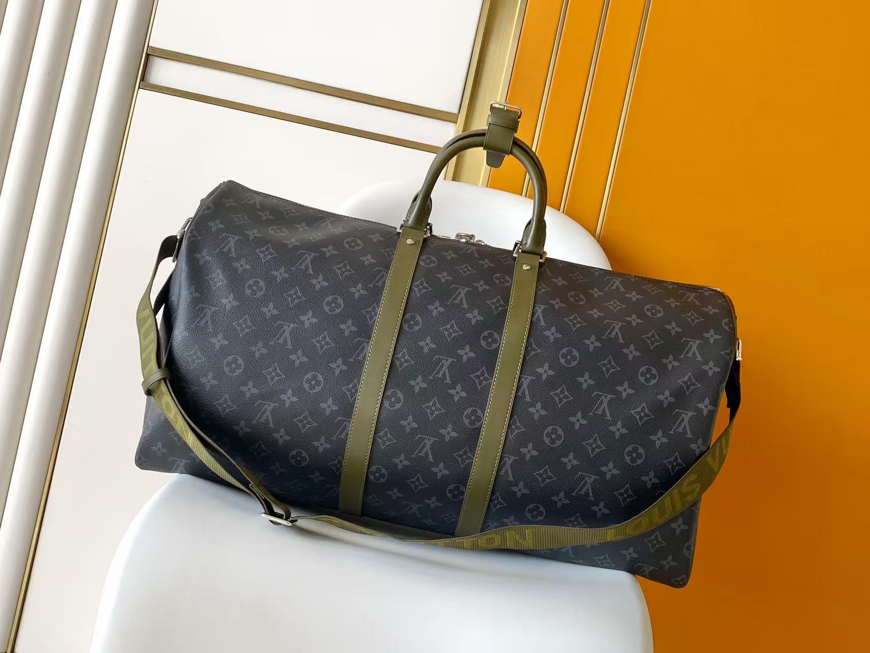 Keepall Bandoulière 55 Monogram Eclipse travel duf