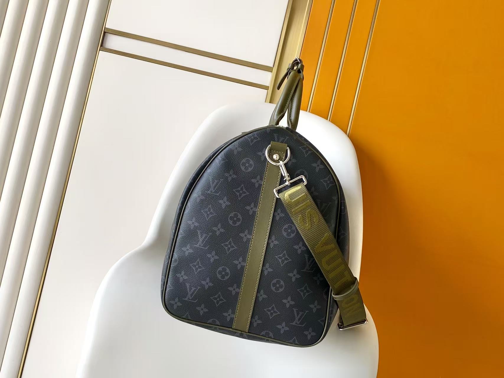 Keepall Bandoulière 55 Monogram Eclipse travel duf