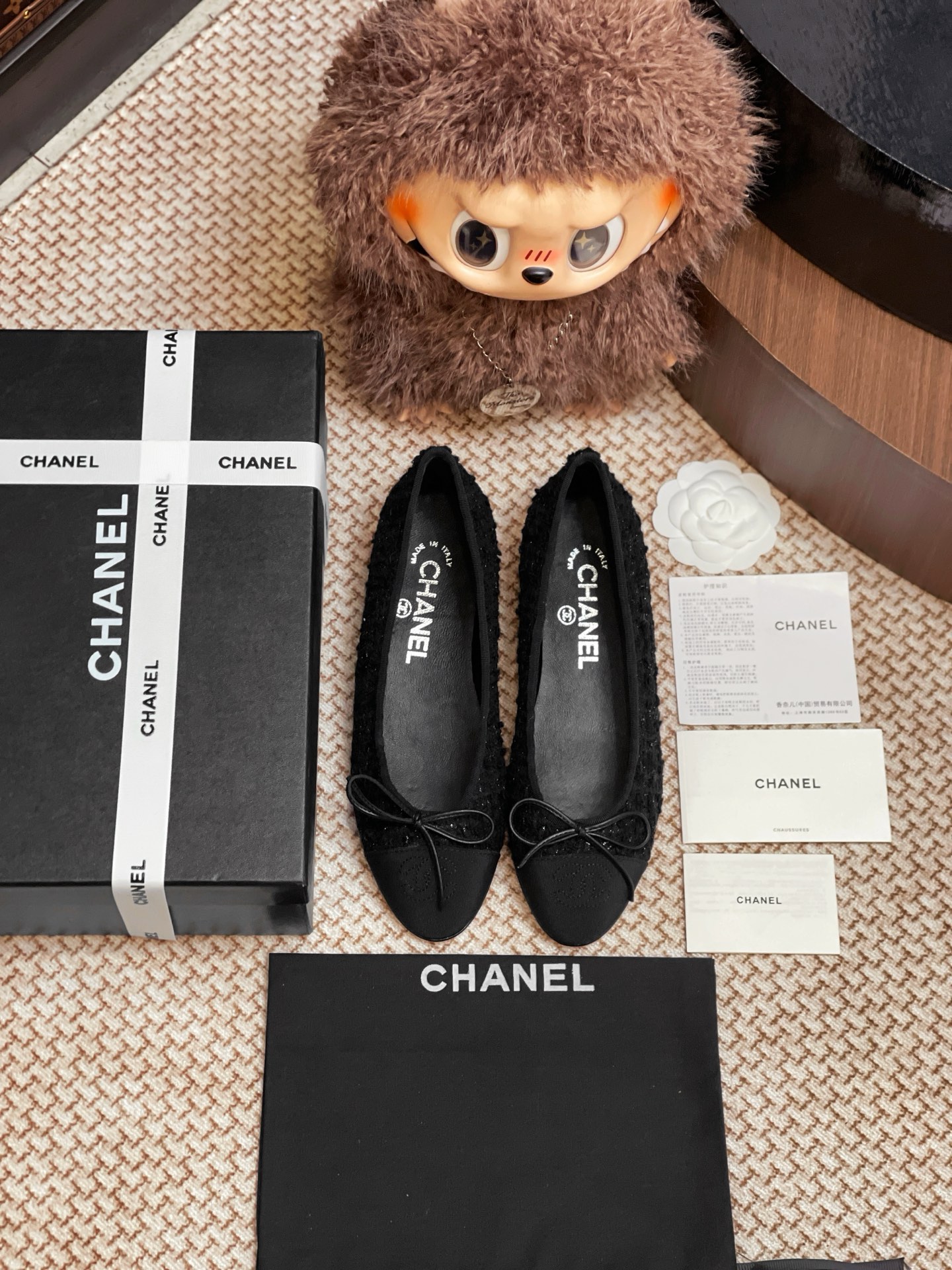NO:384194,Chanel ballet shoes are purchased and developed and created by Zp, all customized materials, exclusive mold opening sole, all details are shipped together, and even the packaging is the same as the genuine one. Size: 35-40, ballet shoes, chanel19860909香奈儿 芭蕾鞋整双鞋子采购Zp开发打造,全部定制材料,独家开模大底,细节全部对版出货,连包装也做到跟正品一样.码数:35-40,芭蕾舞鞋,chanel,Women's Shoes
