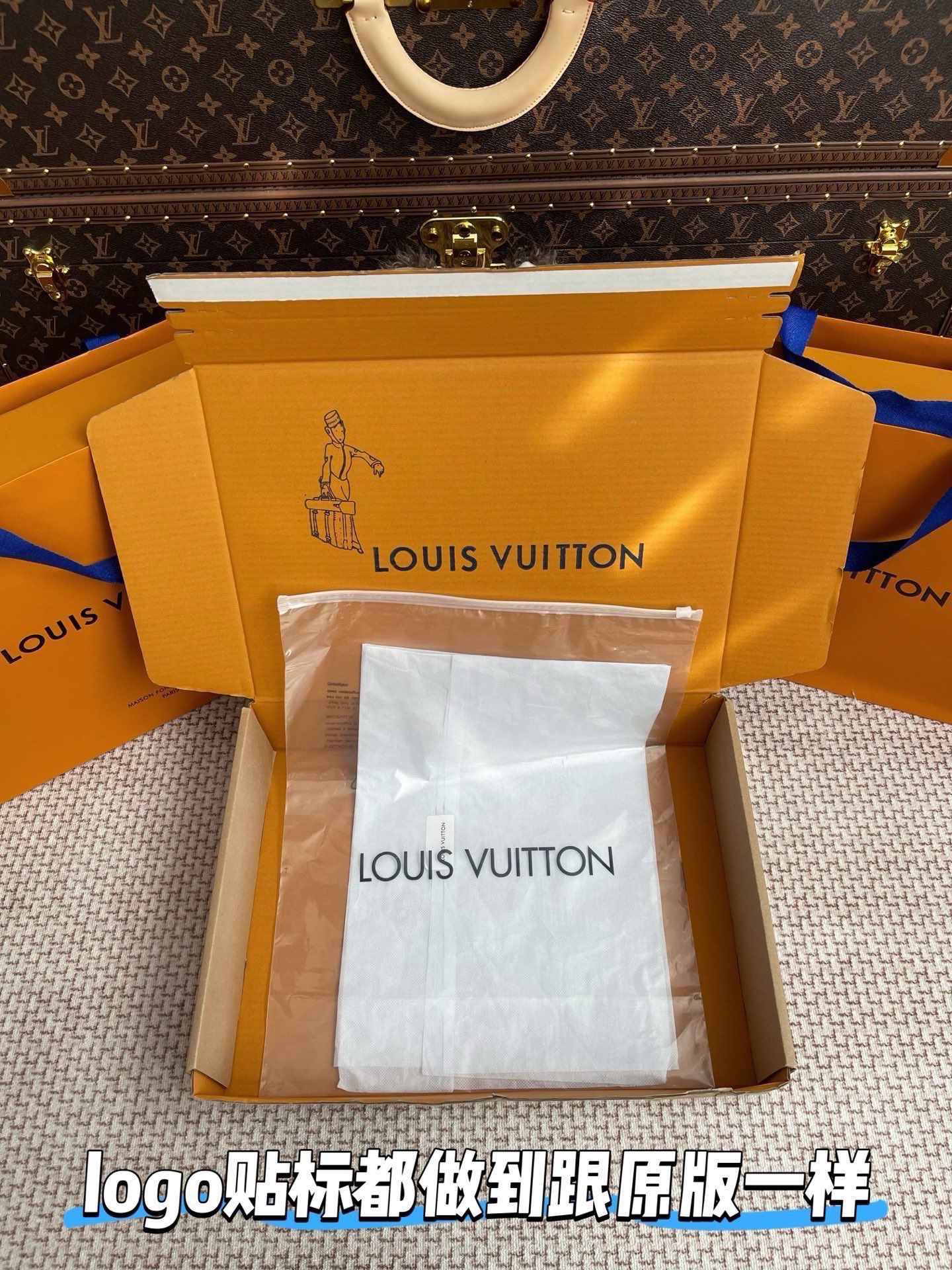 简便装发货~飞机盒 logo透明袋 雪梨纸 logo贴标‼️ 