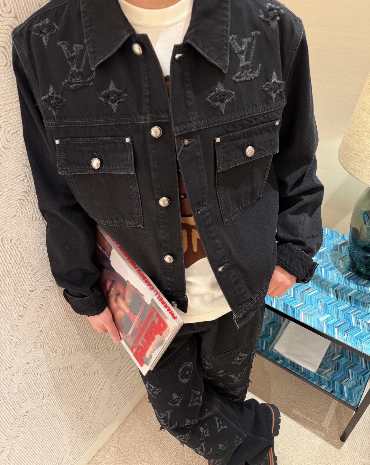 ✅男女可穿 模特效果图
✅只有好的版型才有这个效果