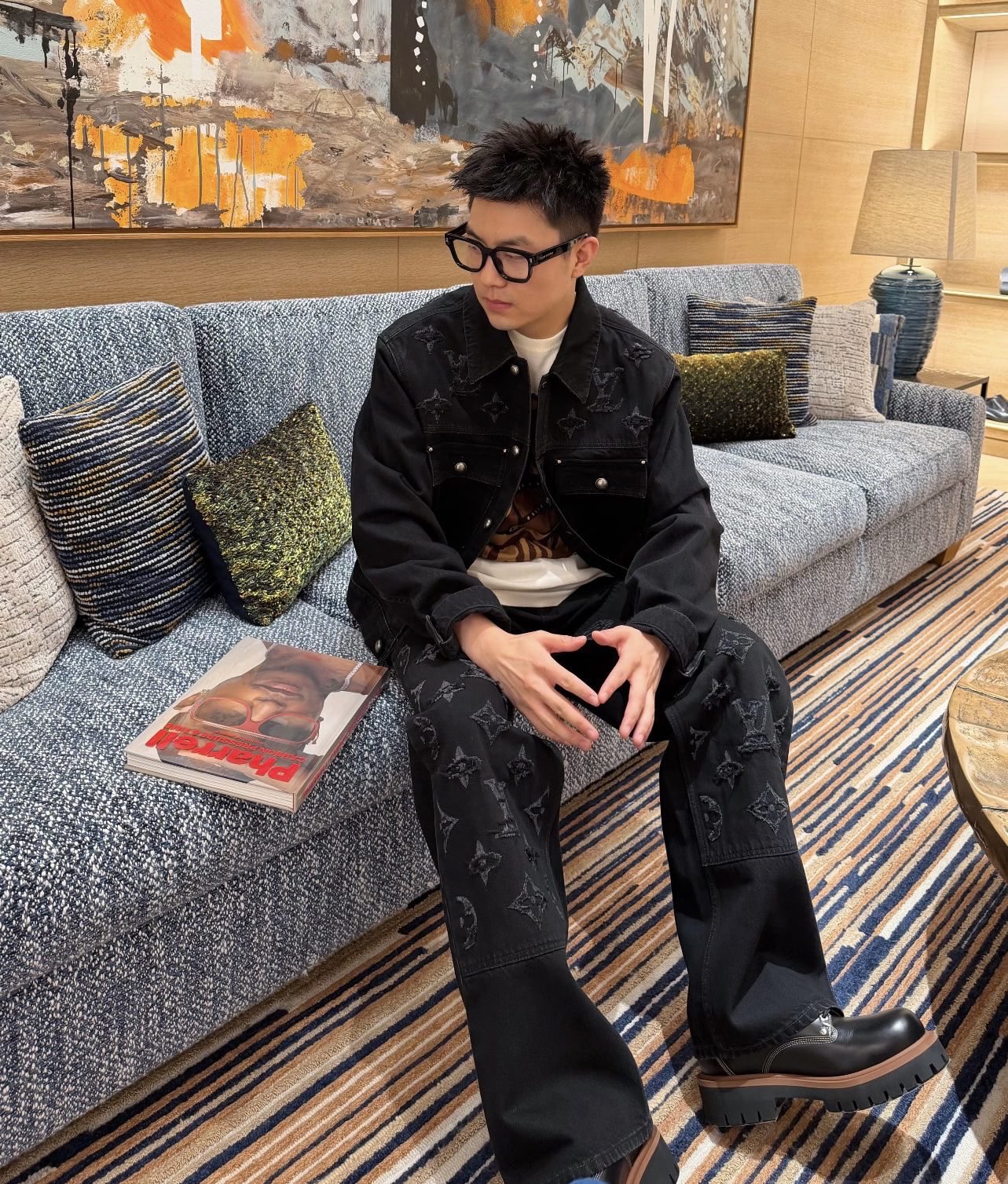 ✅男女可穿 模特效果图
✅只有好的版型才有这个效果