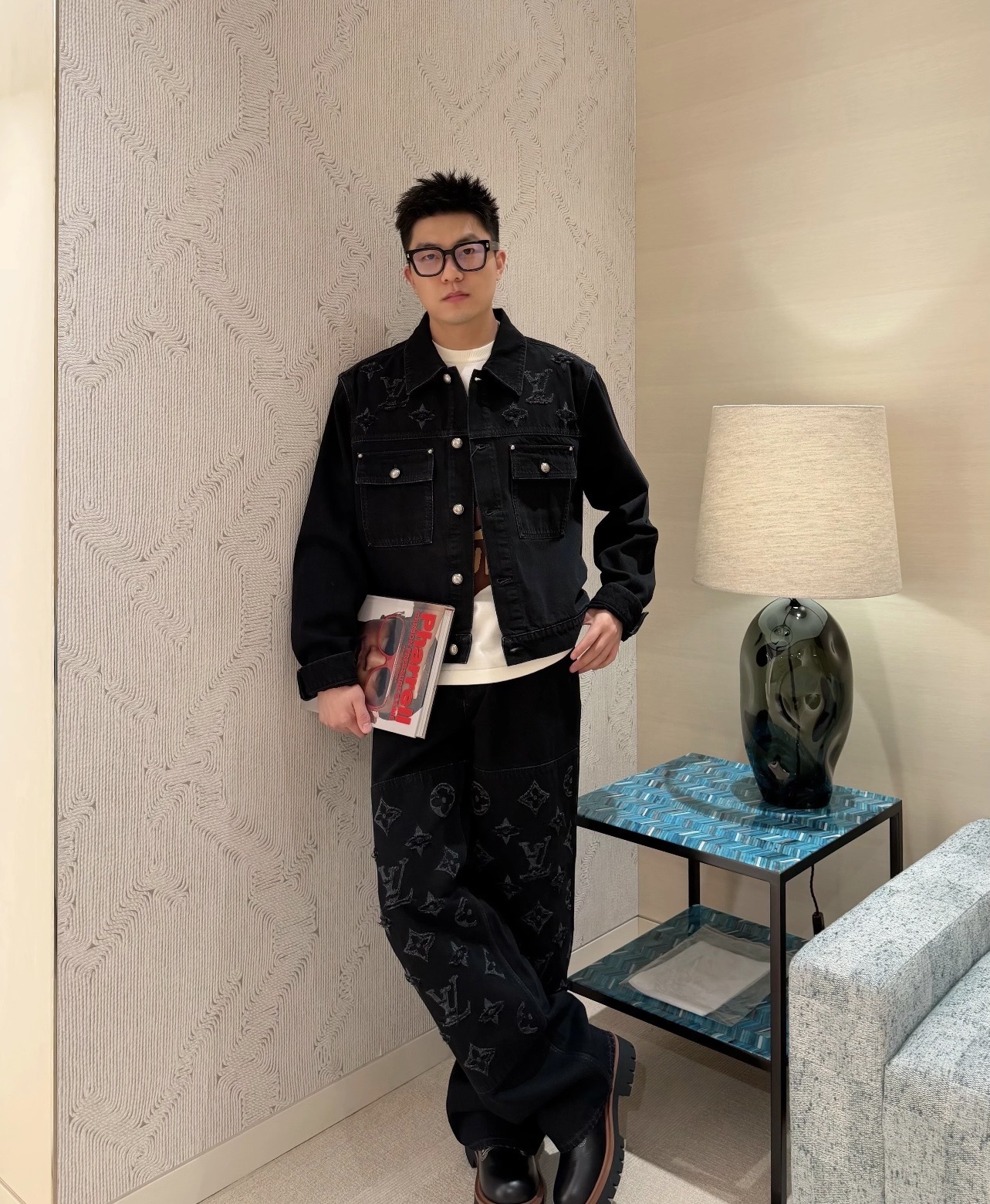 ✅男女可穿 模特效果图
✅只有好的版型才有这个效果