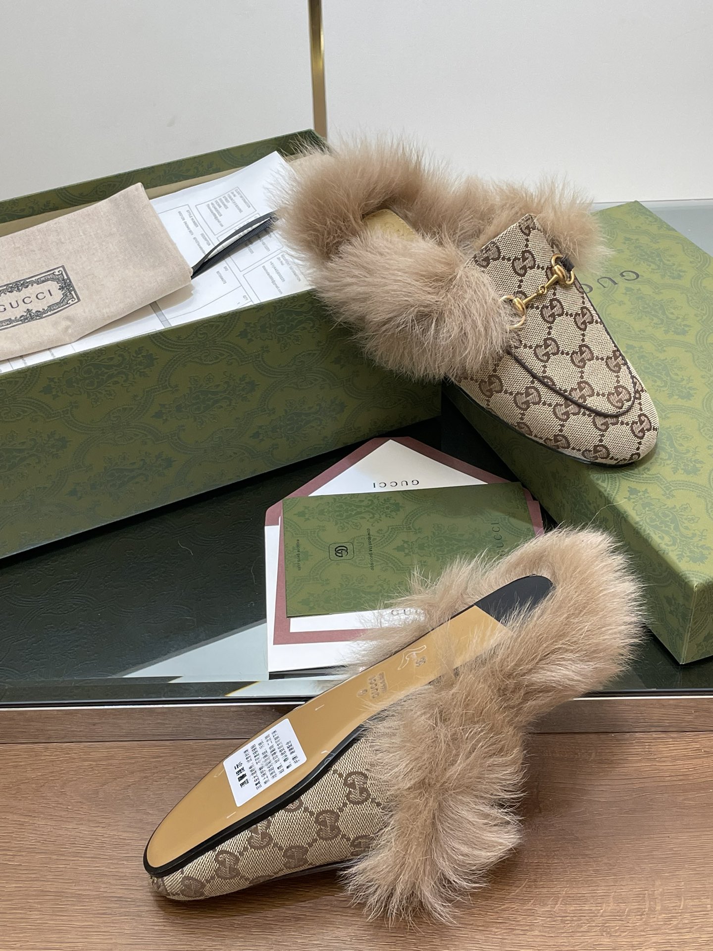 Gucci Princetown GG Blooms Velvet Loafer Mule with Horsebit 10 i1729235347 4713 8