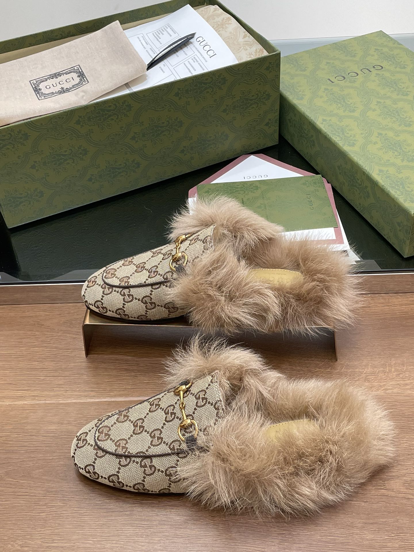 Gucci Princetown GG Blooms Velvet Loafer Mule with Horsebit 3 i1729235347 4891 7