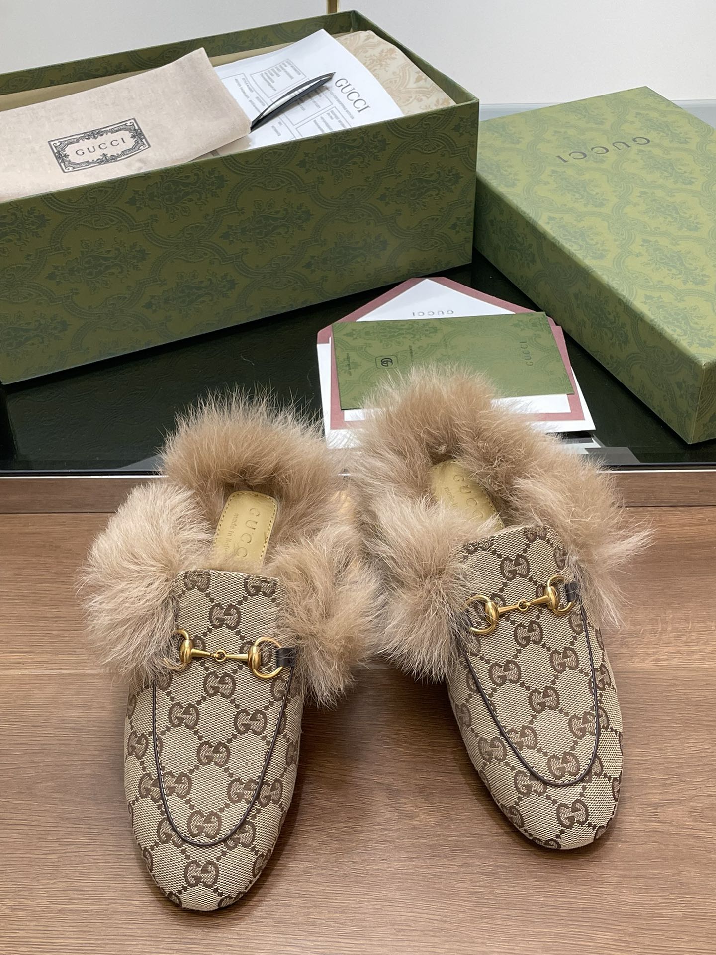 Gucci Princetown GG Blooms Velvet Loafer Mule with Horsebit 4 i1729235347 7198 5