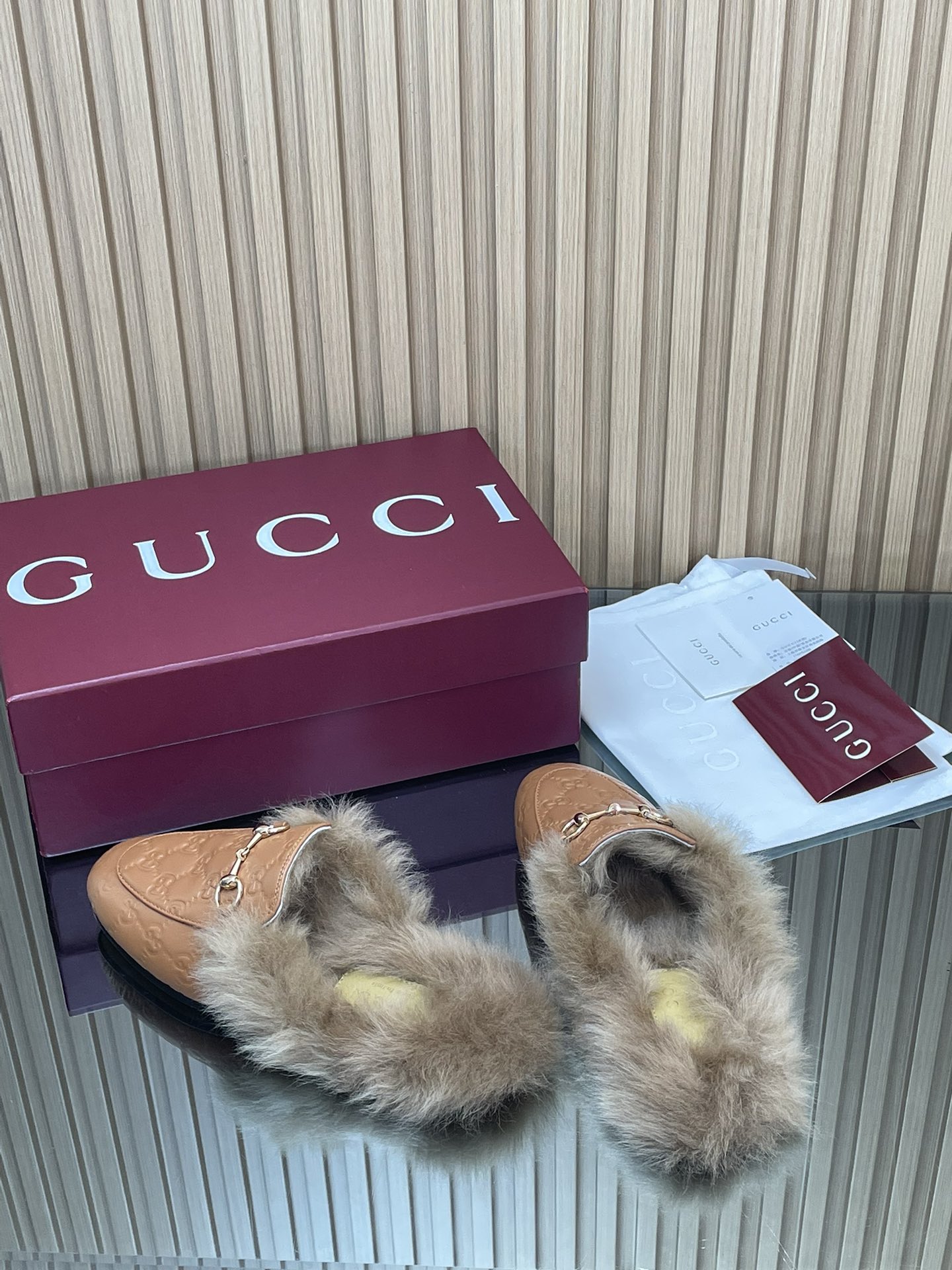 Gucci Jordaan GG Embossed Leather Mules with Horsebit Detail 7 i1759066777 3255 3