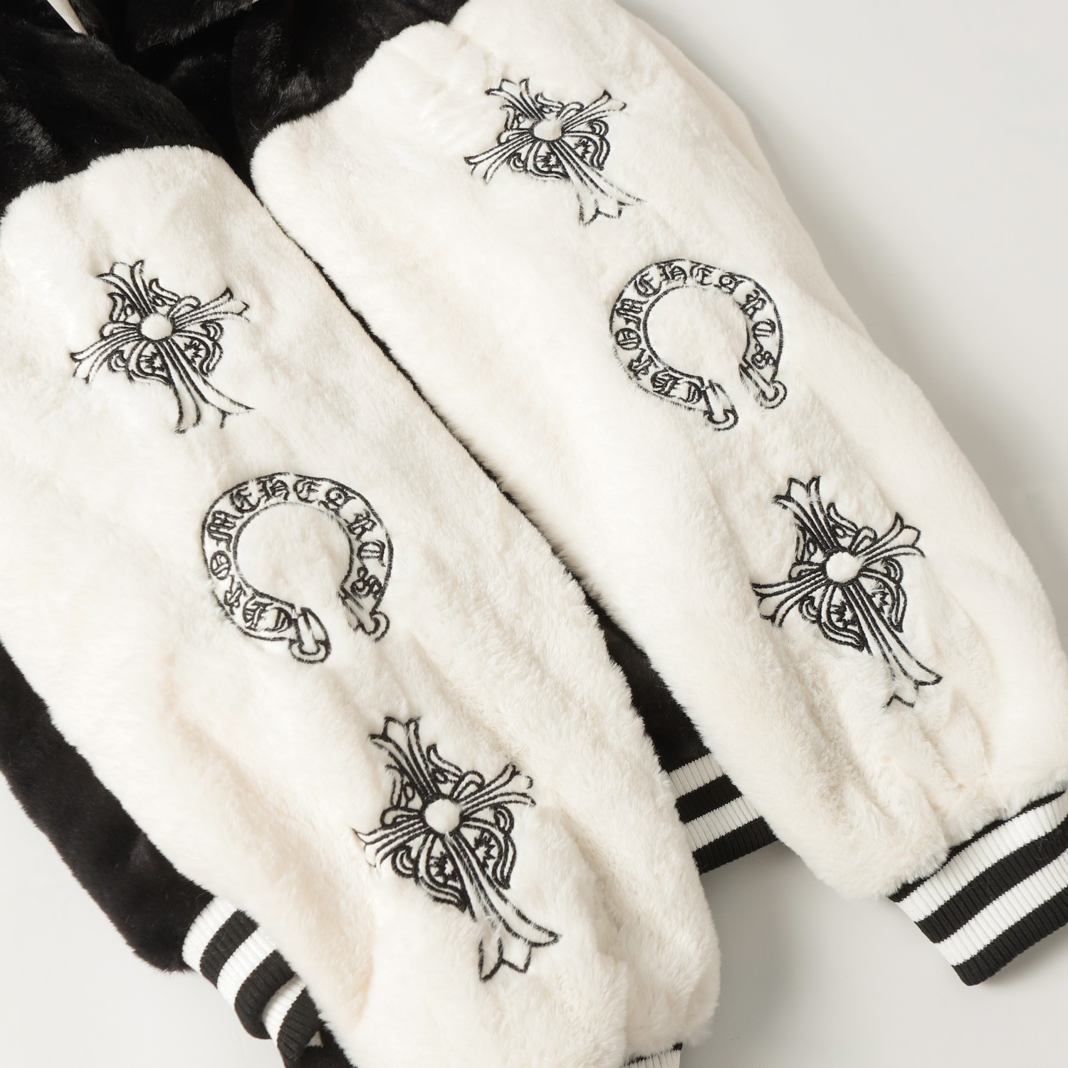 Chrome Hearts/克罗心25Fw免貂植绒外套