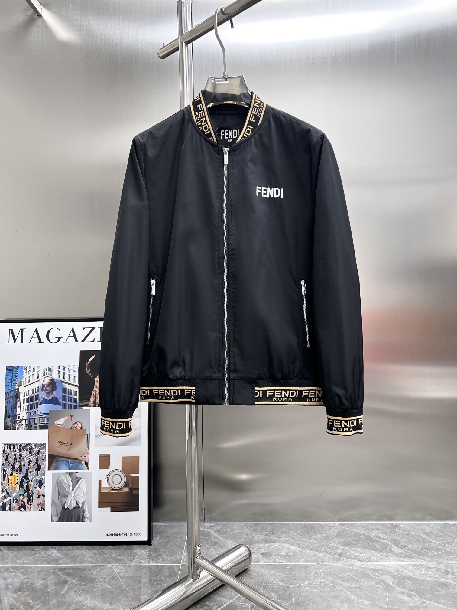 High-End Custom Fendi Baseball Jackets: Quality, Style, and Versatility - 图片 1