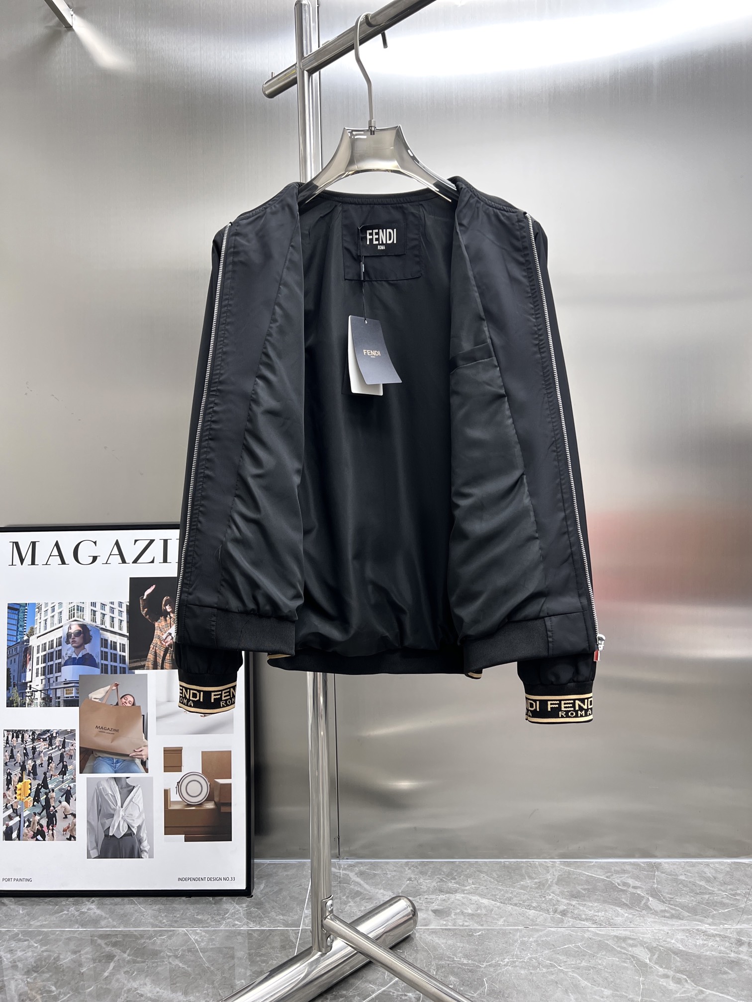 High-End Custom Fendi Baseball Jackets: Quality, Style, and Versatility - 图片 3