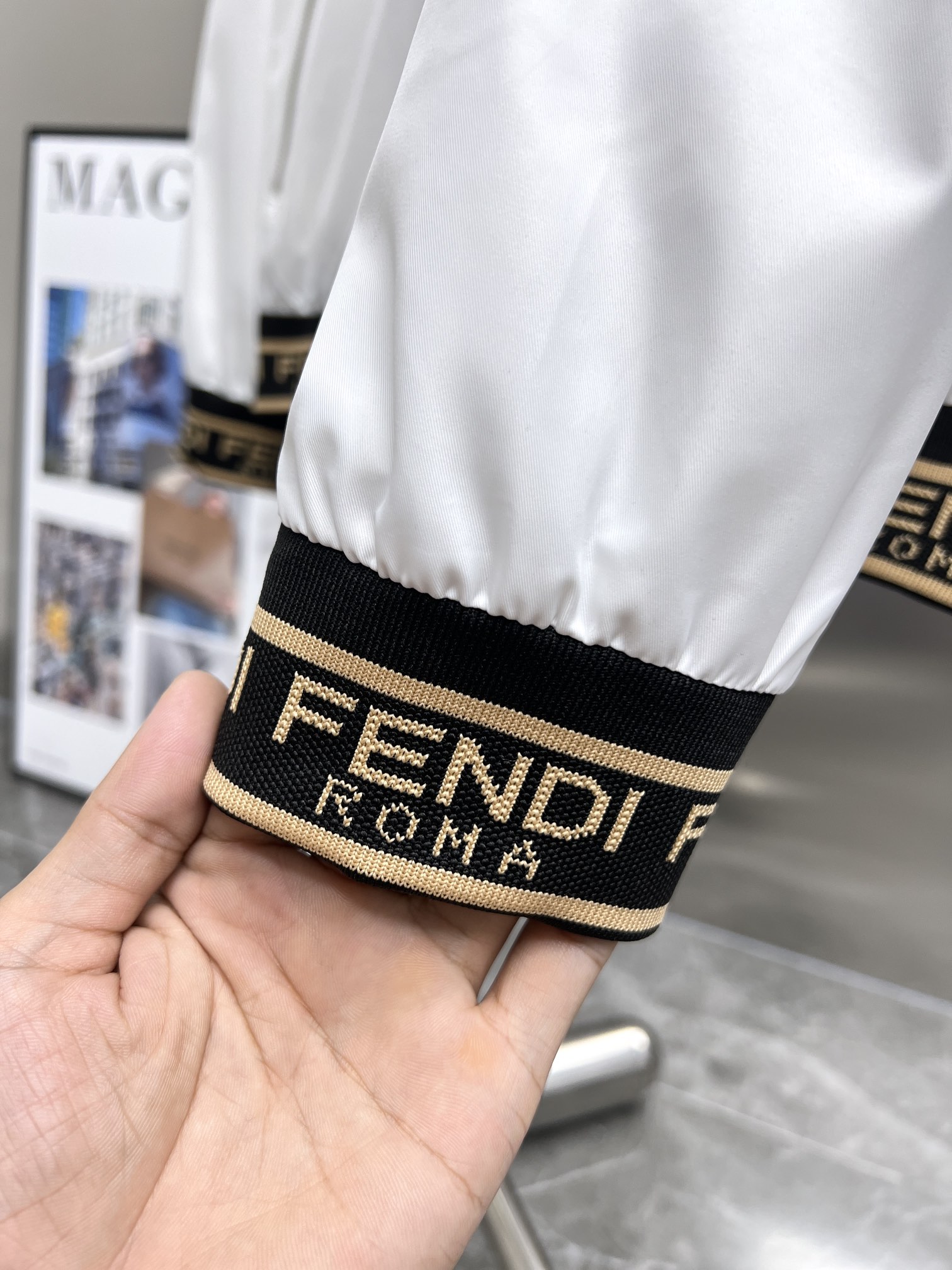 High-End Custom Fendi Baseball Jackets: Quality, Style, and Comfort in Every Stitch - 图片 9
