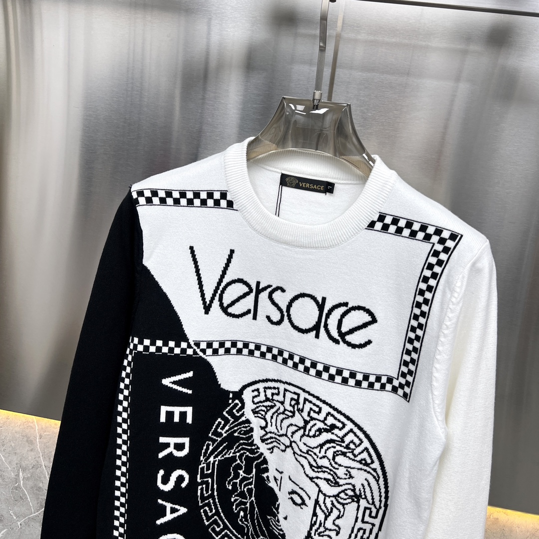 High-Quality Knitted Sweaters with Logo Signs, Durable and Versatile in Various Styles - 图片 3
