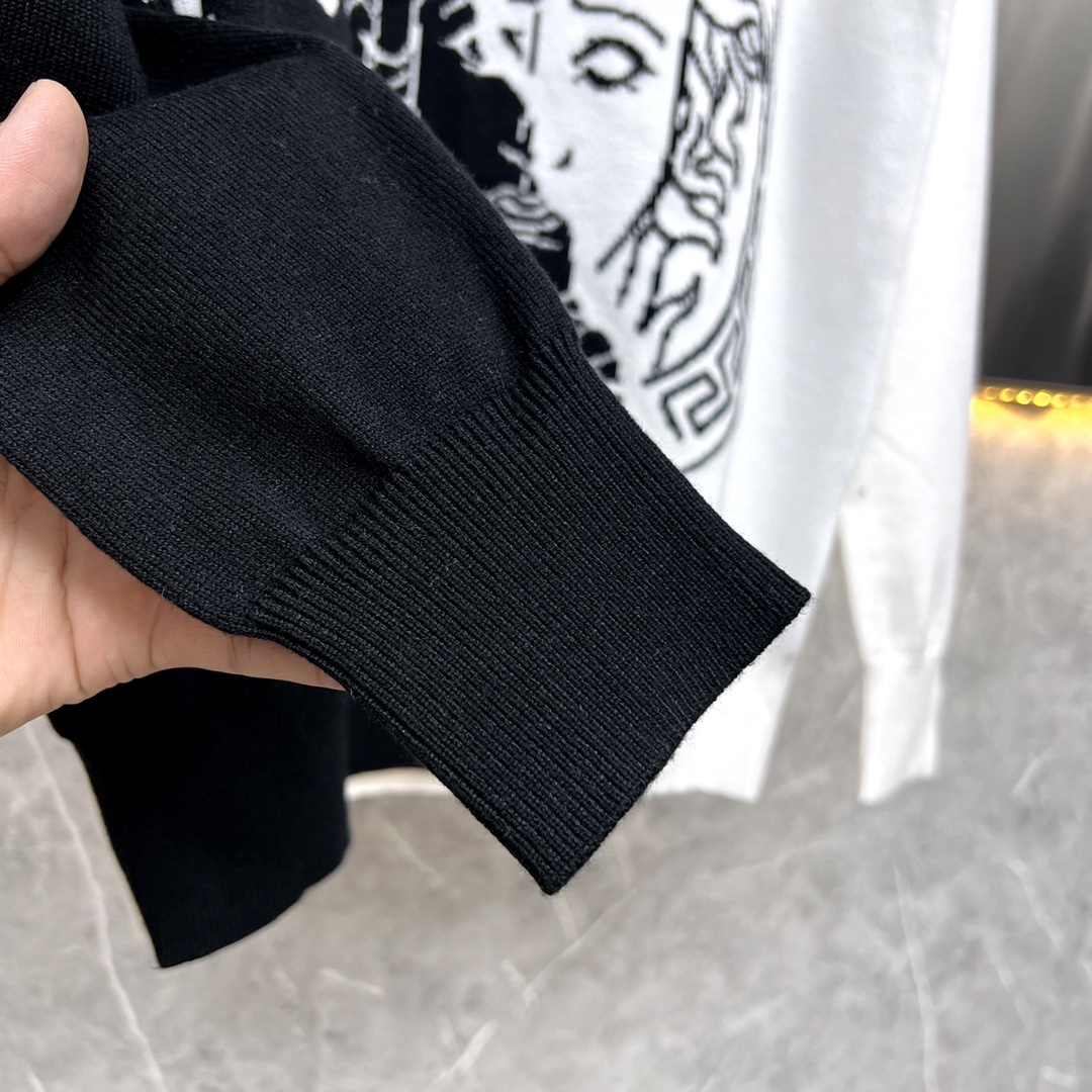 High-Quality Knitted Sweaters with Logo Signs, Durable and Versatile in Various Styles - 图片 8