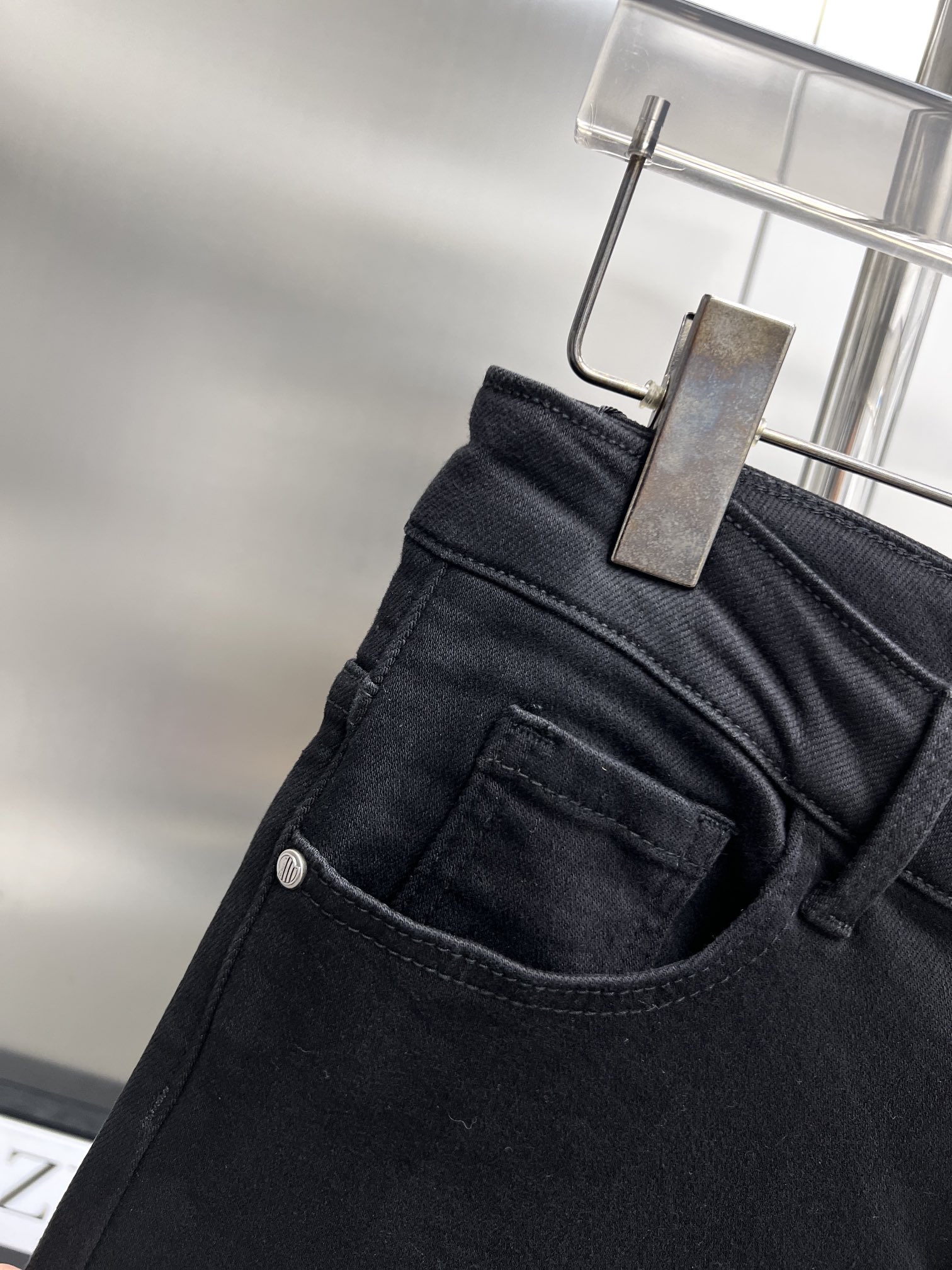 2024Ss Cotton Fabric New Pair with High-Quality Hardware Pocket - 图片 4