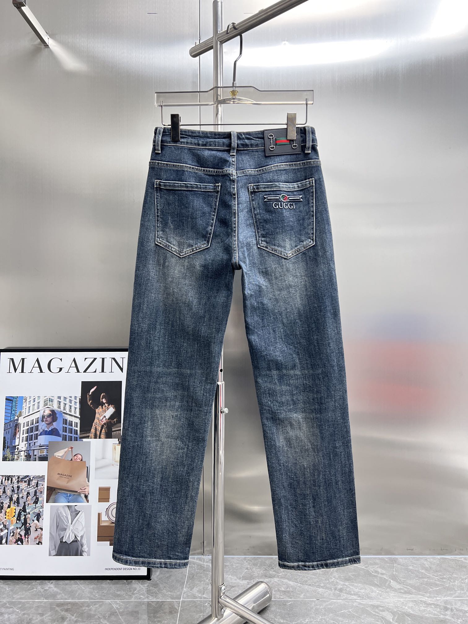 Gucci 2024 Ss Jeans: Hipster’s Must-Have with High-Quality Cotton Fabric - 图片 2