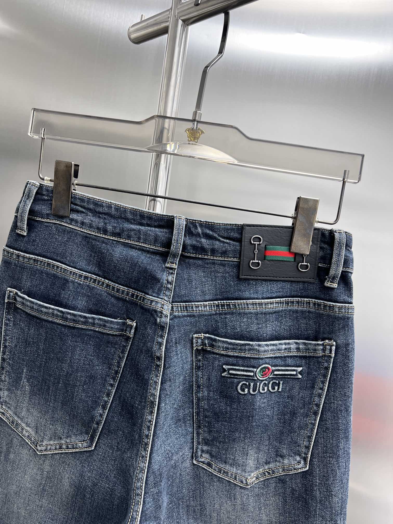 Gucci 2024 Ss Jeans: Hipster’s Must-Have with High-Quality Cotton Fabric - 图片 8