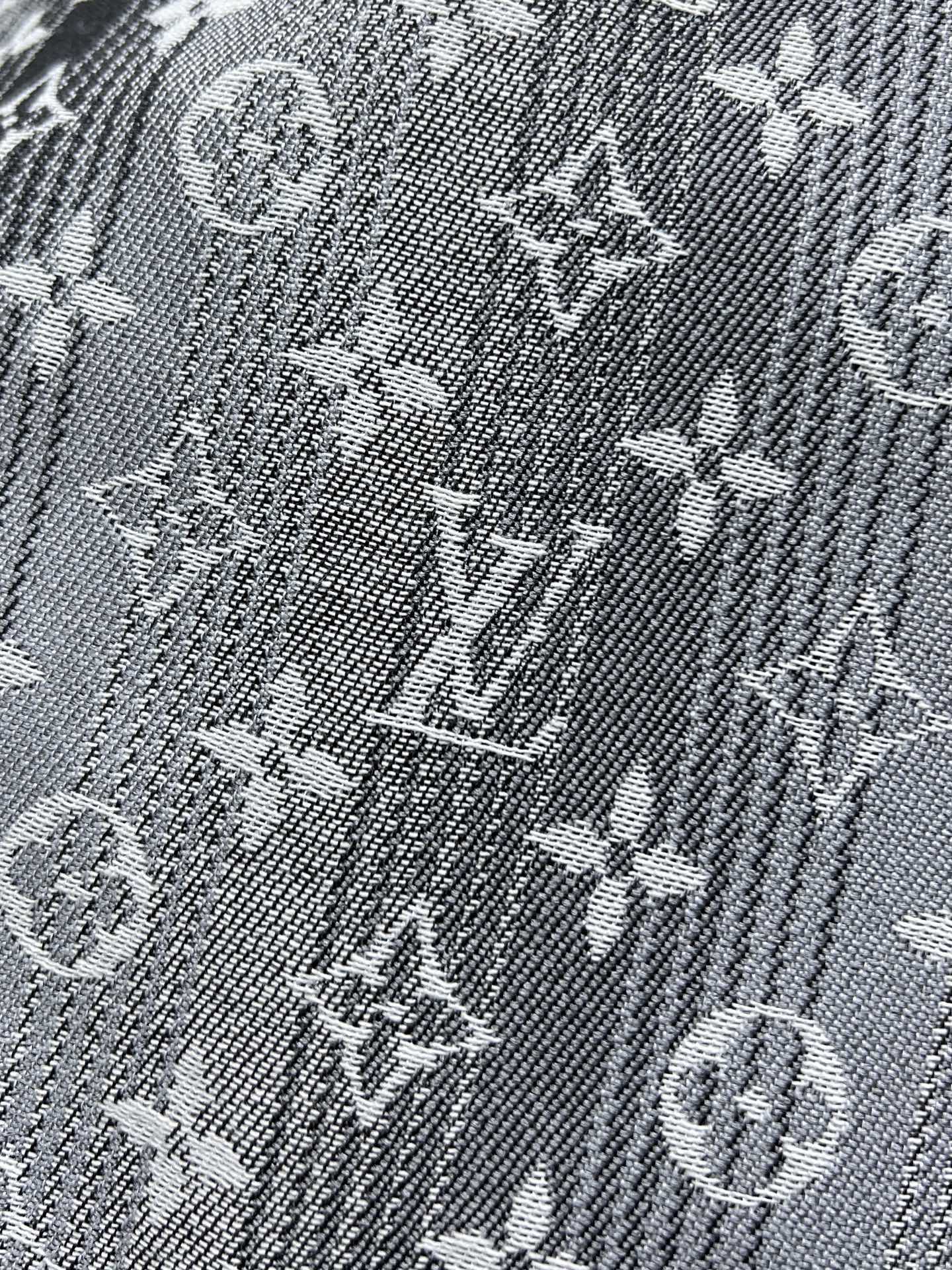 Chaqueta Bomber Louis Vuitton con Logo Monogram en Gris y Blanco 9 i1750228366625 7727 0 7