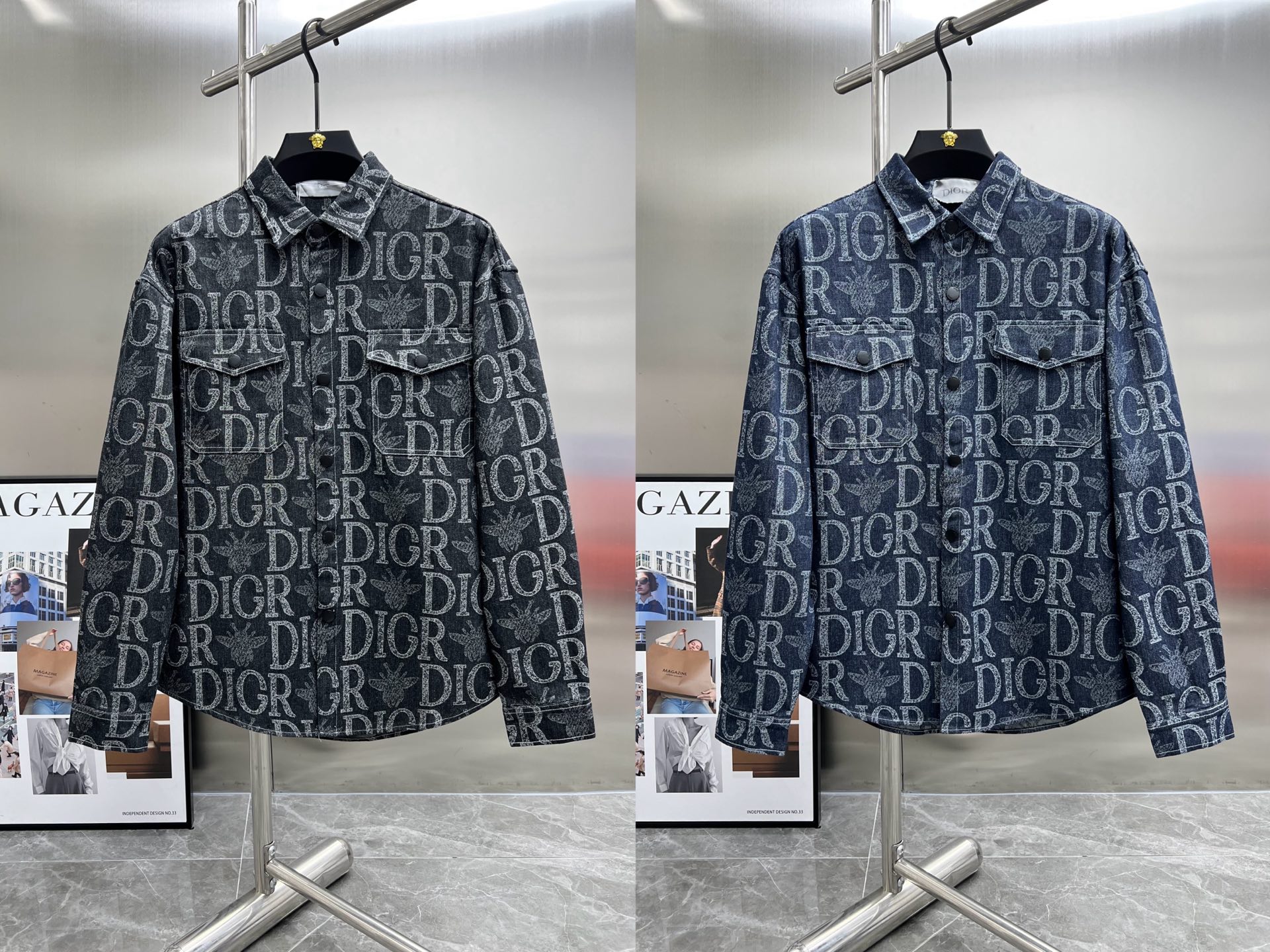 Camisa Vaquera Dior con Estampado Integral - Elegancia y Estilo 15 i1750407053652 3303 0 13