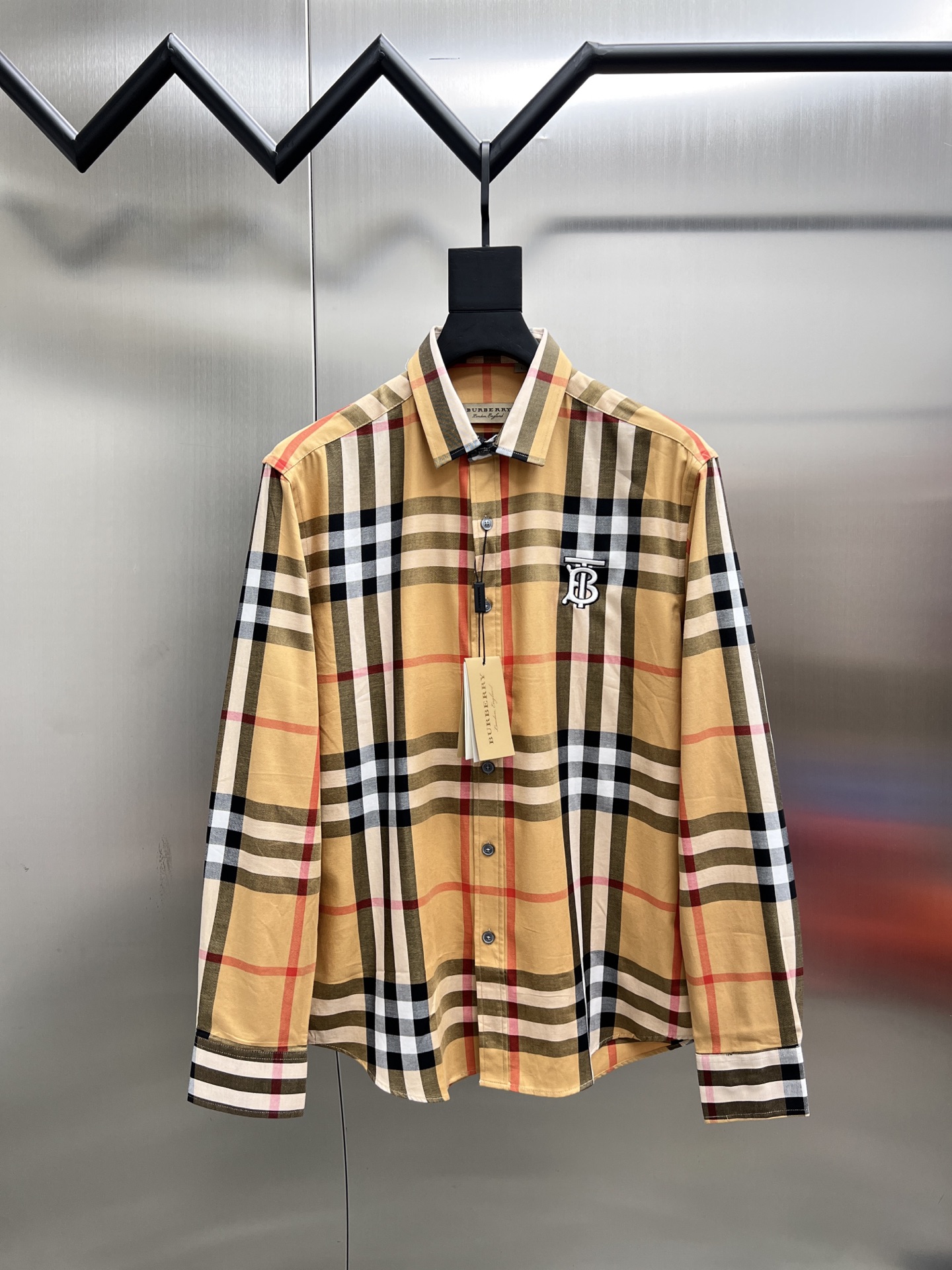 Burberry🌟 🔥 ✨ 👍 🐎🐎 M~3XL Manica lunga Camicia