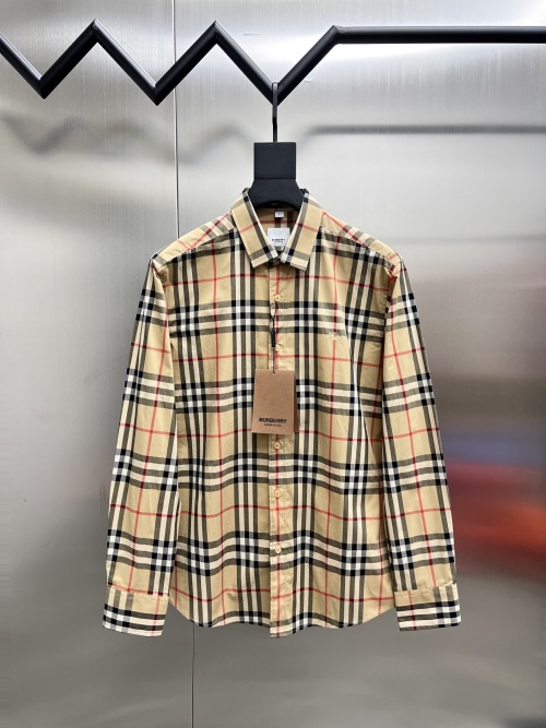 Burberry Classic Check Cotton Long-Sleeve Shirt - Stylish and Comfortable 1 Burberry Classic Check Cotton Long-Sleeve Shirt – Stylish and Comfortable
