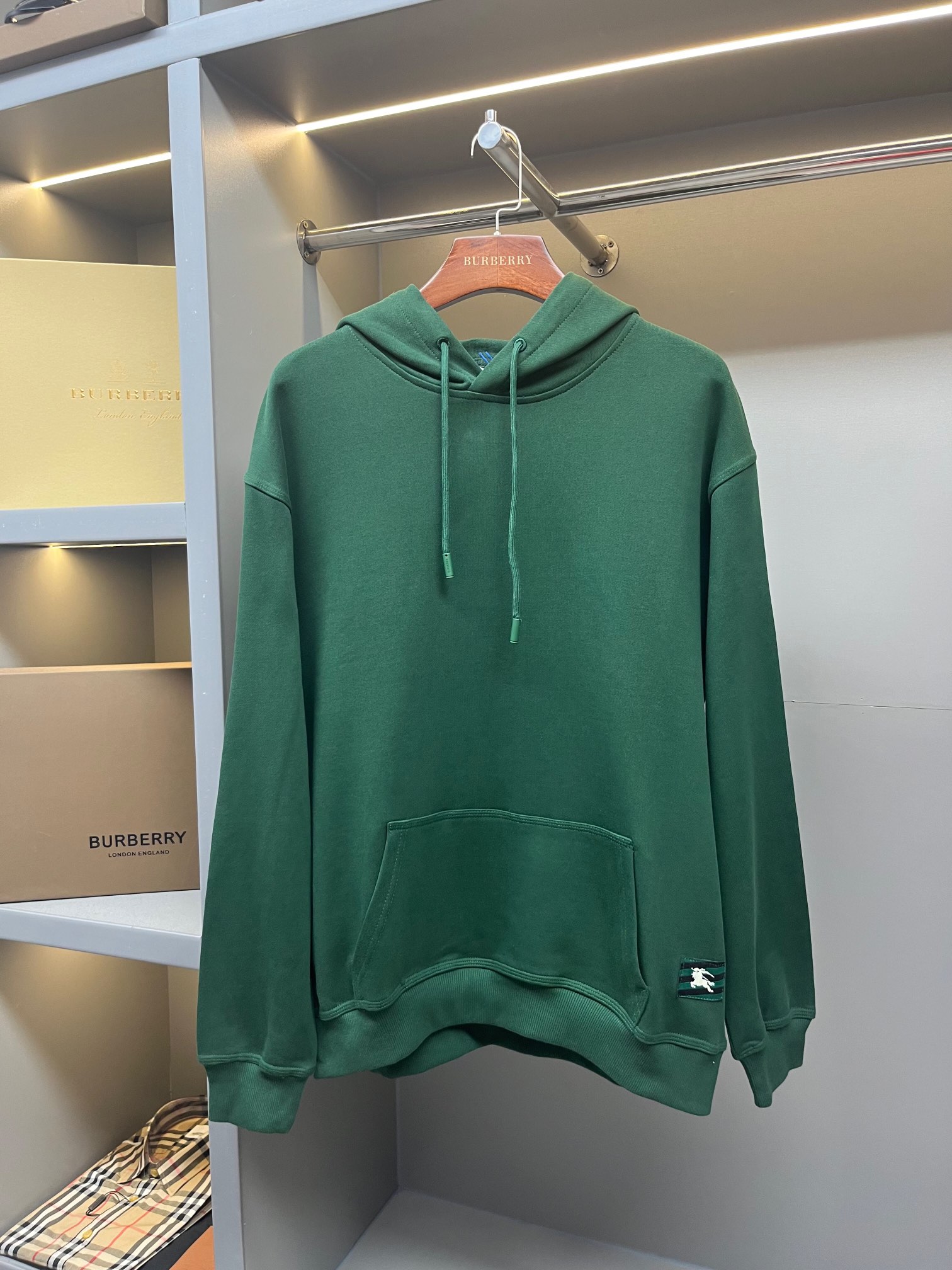 🅱️ Sudadera con capucha de algodón con insignia de caballero de equitación [Producto estrella de BUR, joya de la tiend…