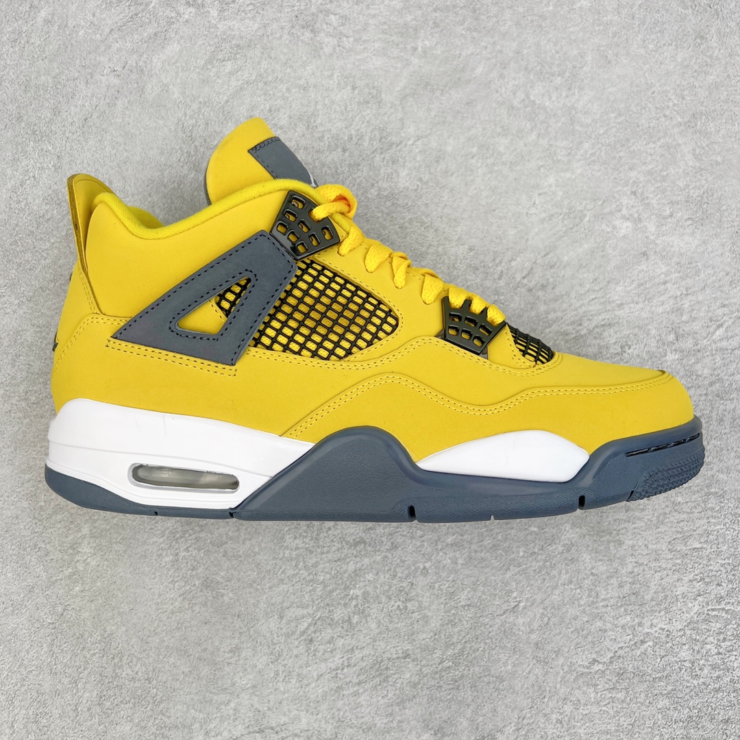 #S版纯原Air Jordan AJ4 Retro 黑黄电母 货号:CT8527-700 国内外口碑最好最推荐的产品 市场中端王者 亲自操刀耗时半年巨作 全套原纸板楦头开发 确保原汁原味 完美呈现四代版型 一比一鞋头弧度高度鞋身弧度 此版本只针对中端市场 皮料材质有所更替 其他数据细节工艺流程均保持一致 绝不口嗨 细节品控鞋型随意秒杀市面3XX 4XX 原厂TPU网格鞋带扣 正确内里网布 菱角分明不变形无多余毛边 柔软性质感一致于原鞋 市场唯一原厂鞋扣模具 背面可见隐藏注塑口 原厂织唛标 原厂飞人电绣工艺 尾指中部跳三针 独家绑鞋带手法 印刷中底布 四线拉帮 米色美纹纸贴合固定 进口港宝加持 后跟自然饱满 全鞋荧光划线卡点 追求极致完美 每一双都是工艺品 多重QC质检 超越公司货的品控标准 实实在在的免检产品 编码:by2936040