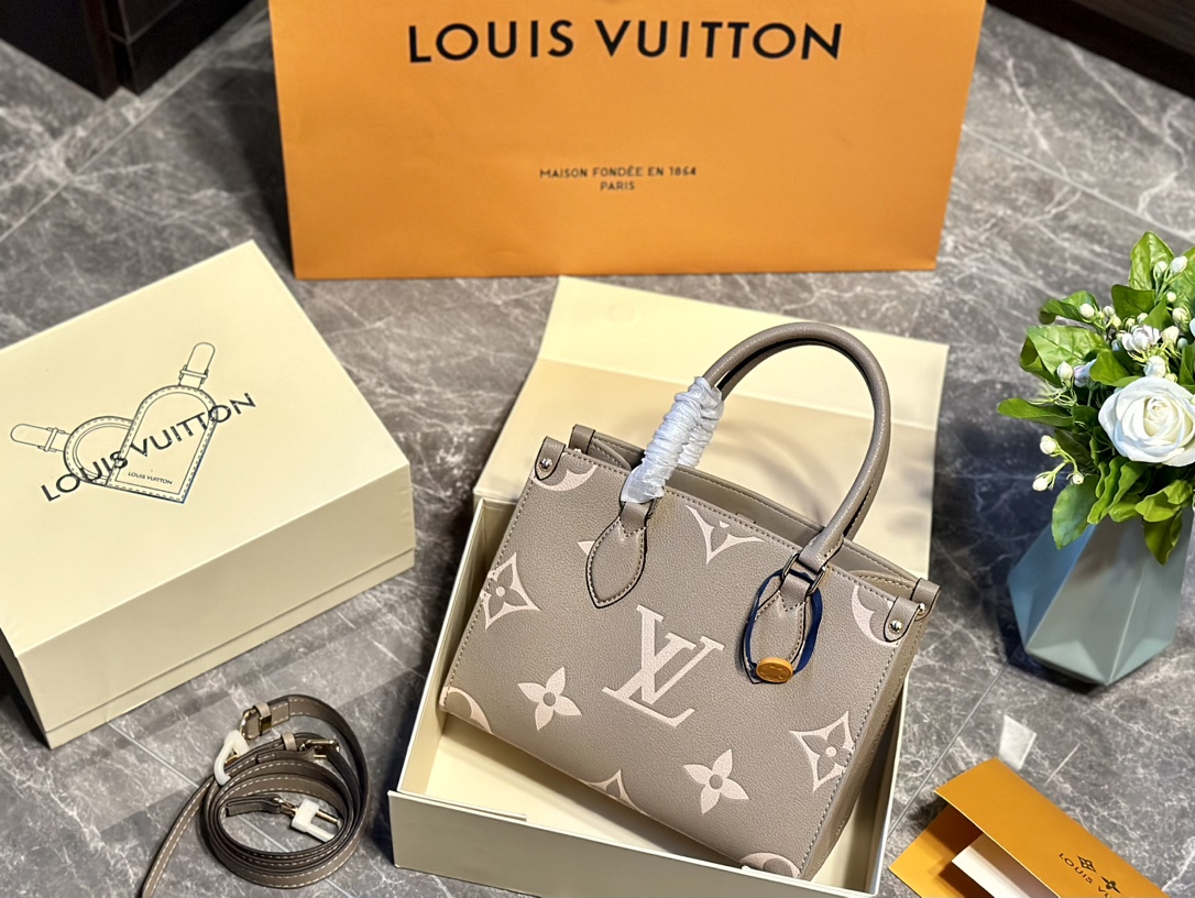 Louis Vuitton LV Onthego Bags Handbags Empreinte​ Cowhide Spring Collection