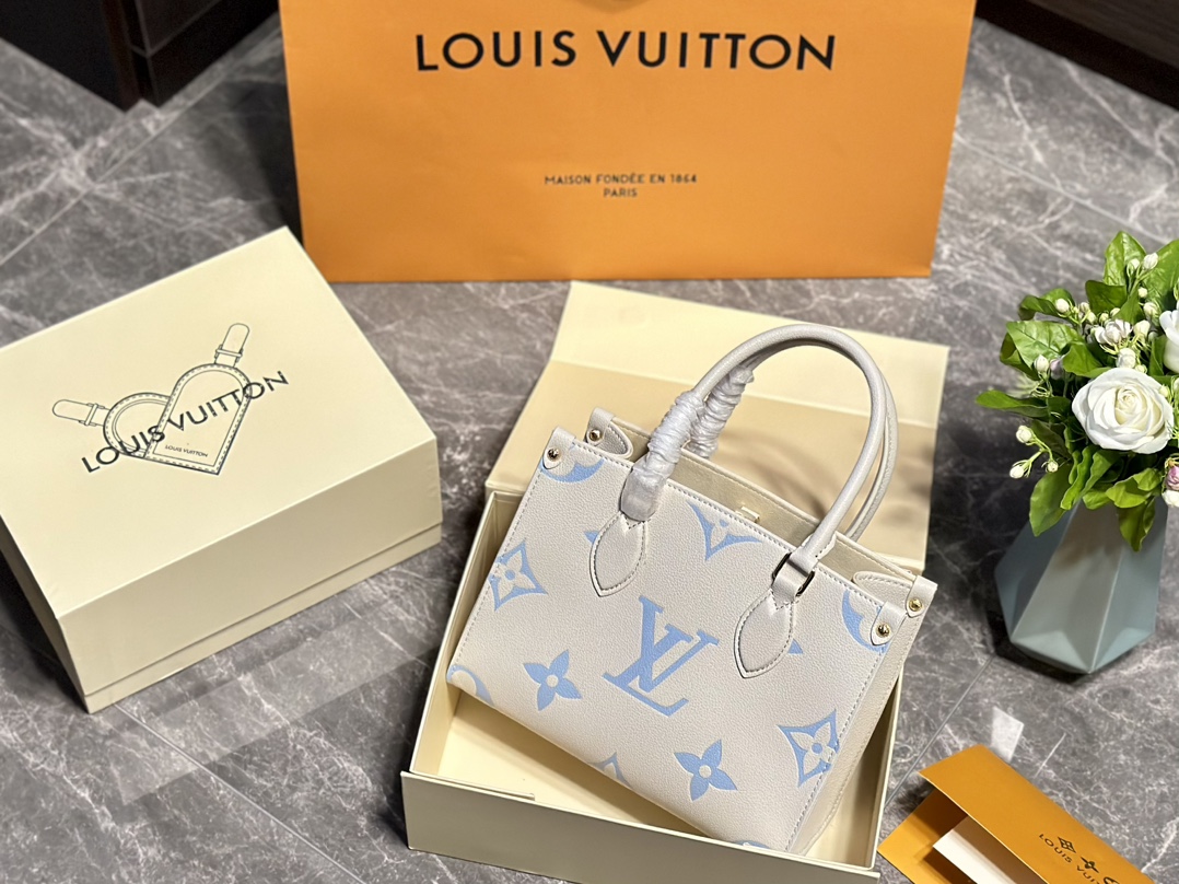 Louis Vuitton LV Onthego Bags Handbags Empreinte​ Cowhide Spring Collection