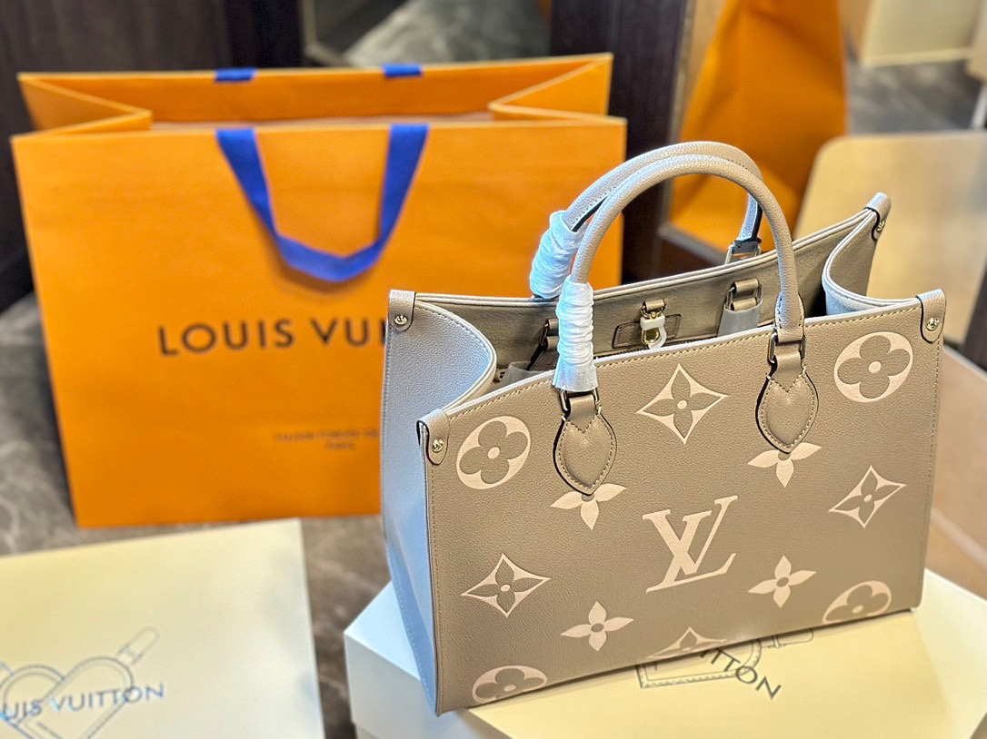 Louis Vuitton LV Onthego Bags Handbags Empreinte​ Cowhide Spring Collection