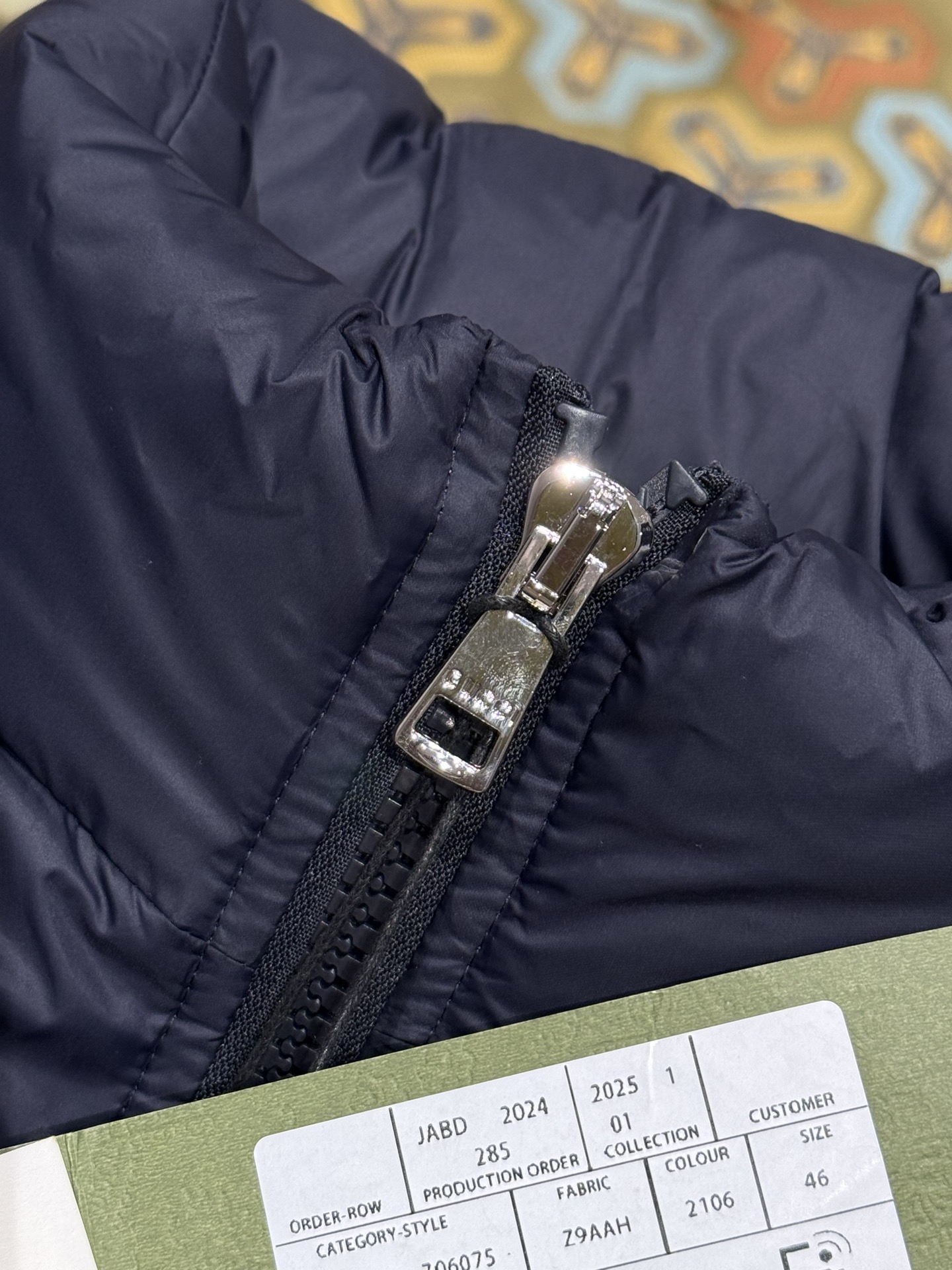 Gucci men [Free shipping with SF Express] GUCCI patchwork down jacket — photo 7