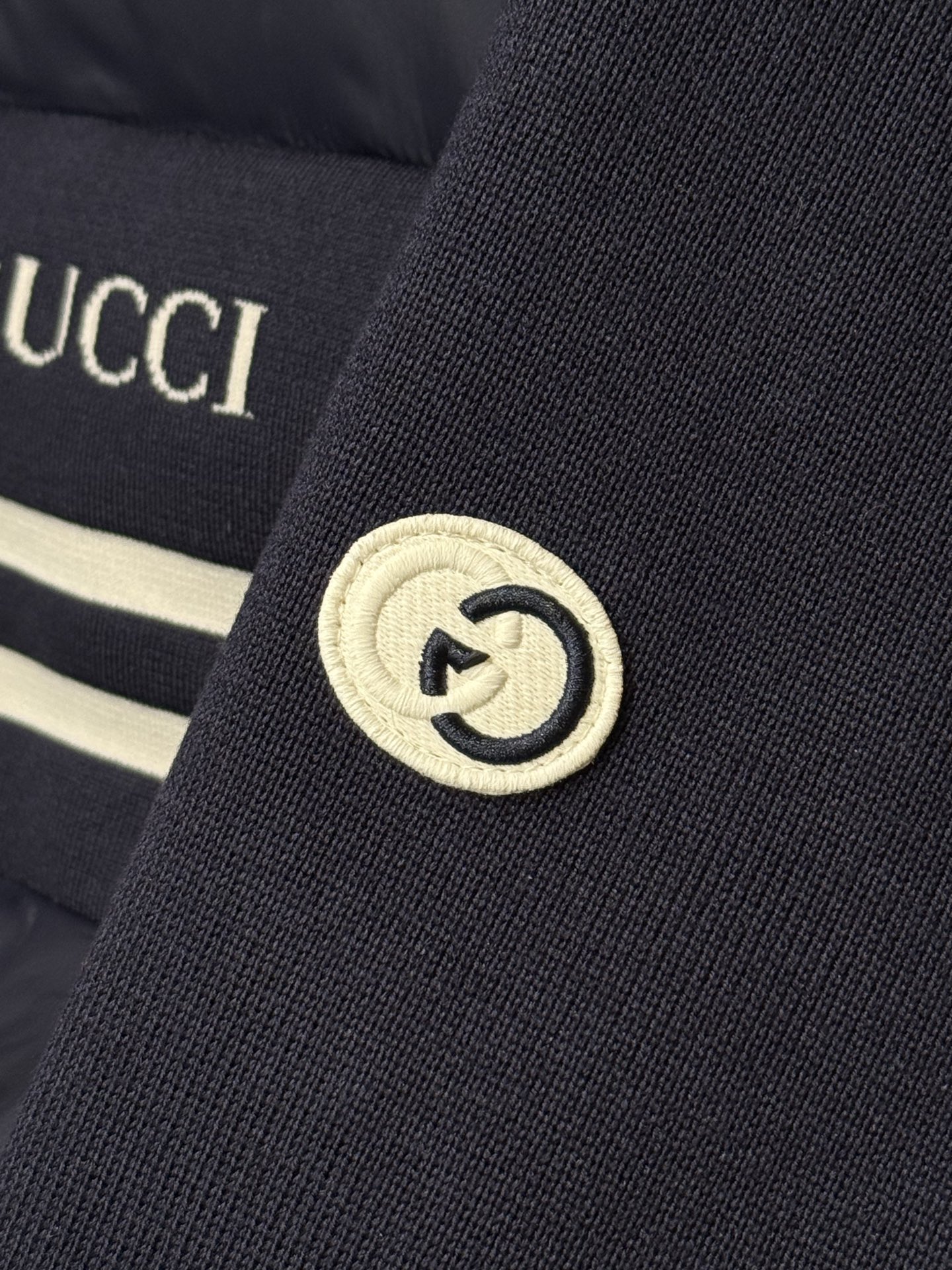 Gucci men [Free shipping with SF Express] GUCCI patchwork down jacket — photo 5