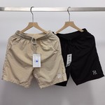 MLB Clothing Shorts Black Khaki Embroidery Unisex Summer Collection Fashion Casual