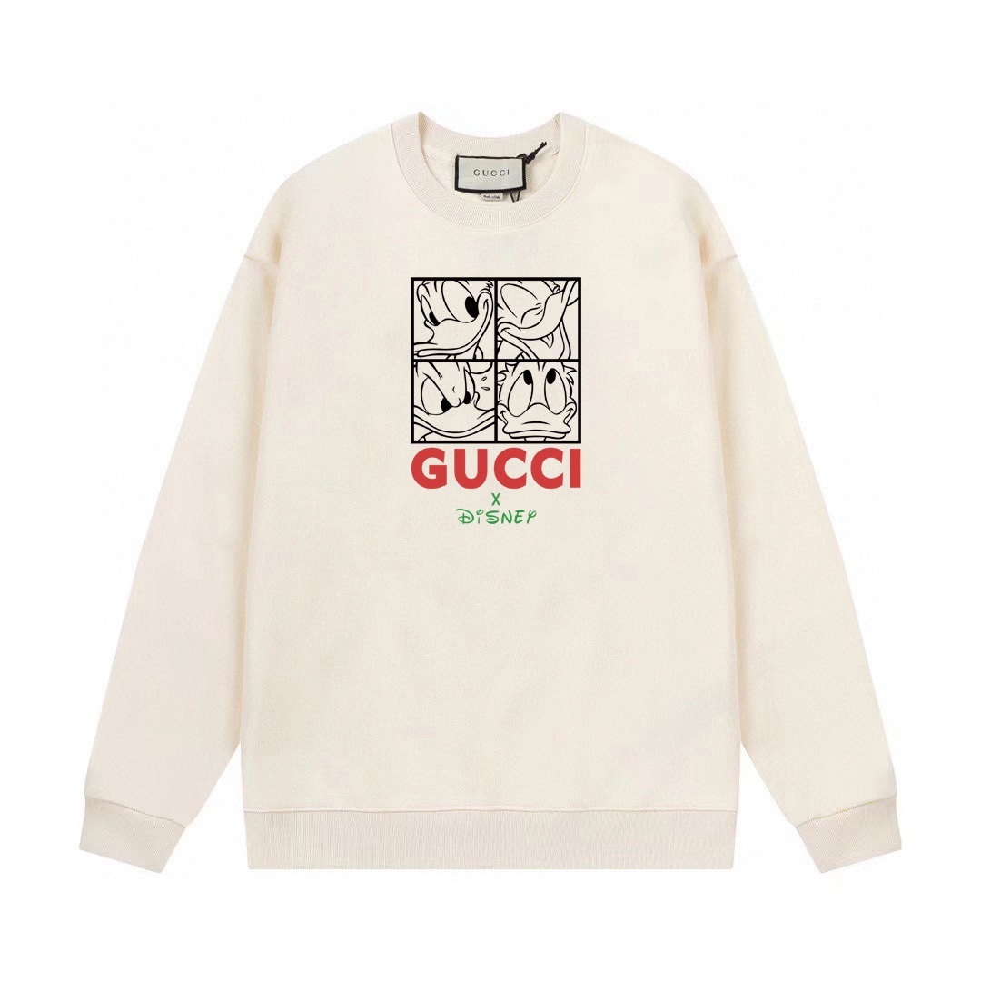 Gucci Clothing Sweatshirts Black Printing Fall/Winter Collection