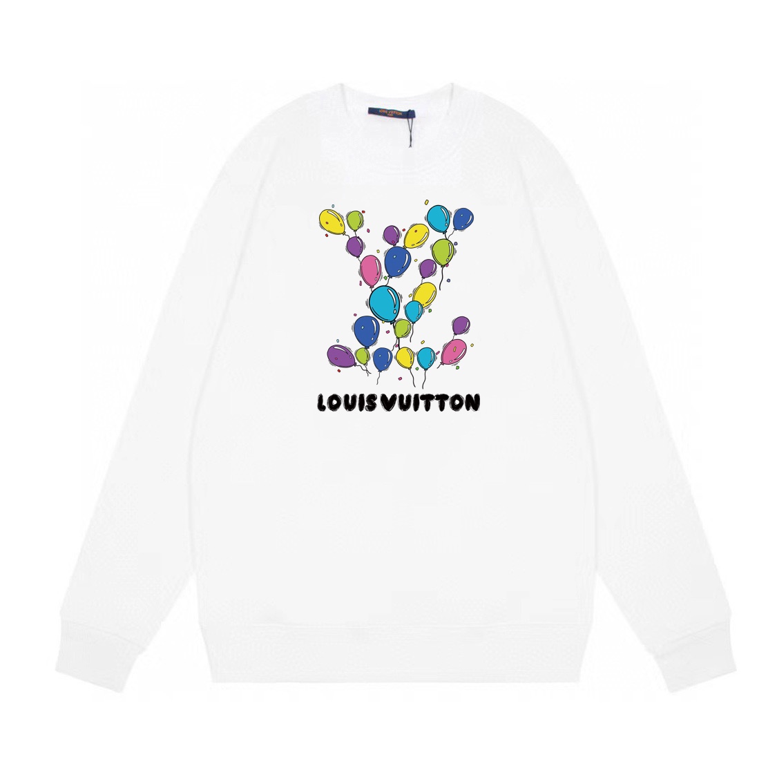 Louis Vuitton Clothing Sweatshirts Black White